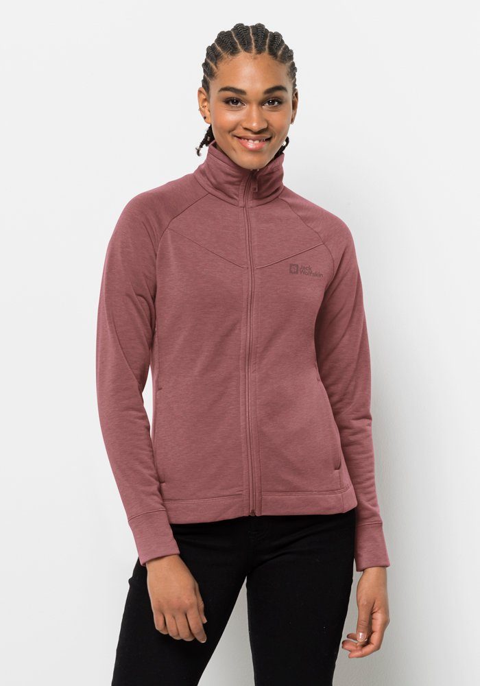 Jack Wolfskin Fleecejack WALDSEE JKT W dames fleece vesten maat XS (34) bruin