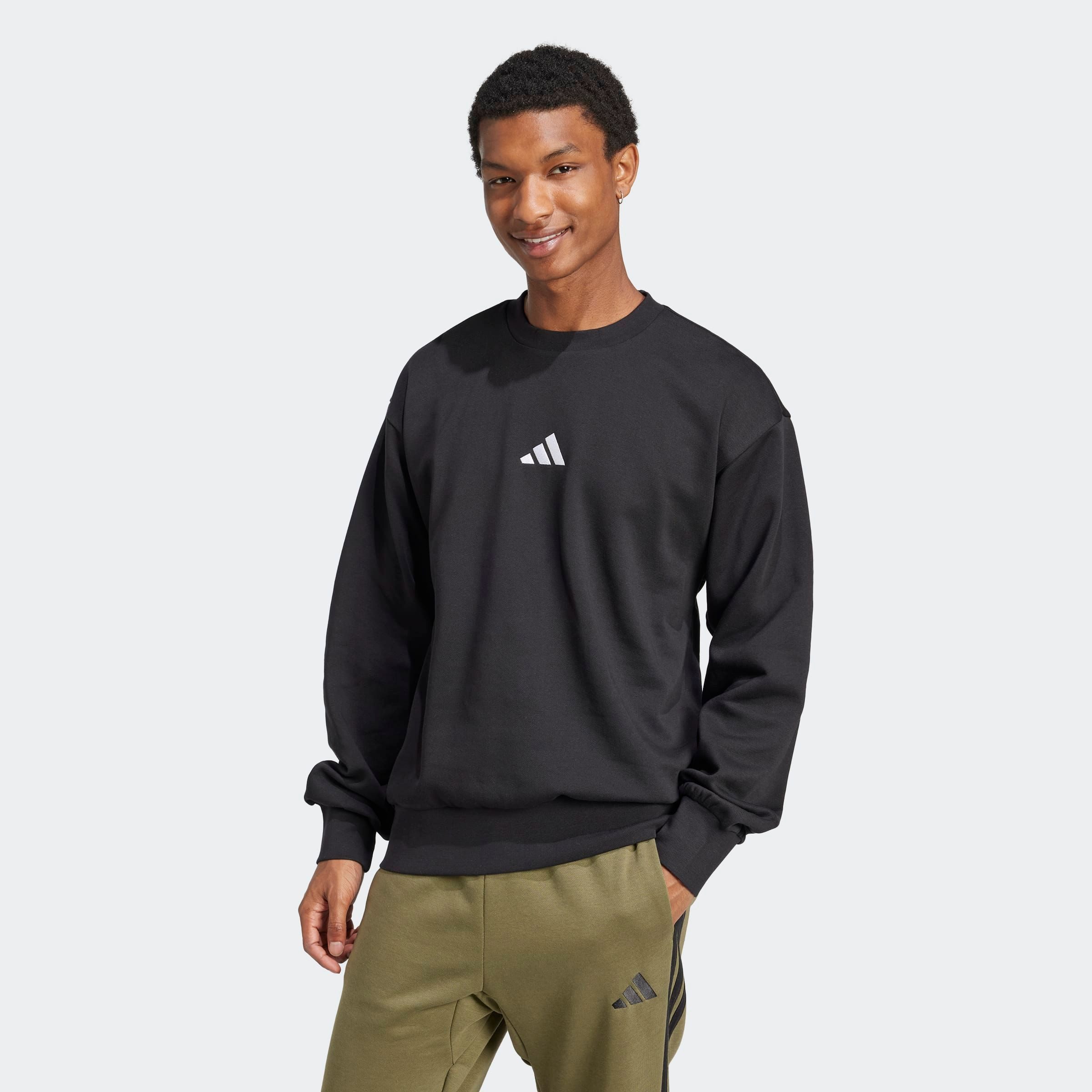 adidas Sportswear Sweatshirt M FEELCOZY SWT heren sweaters maat M zwart