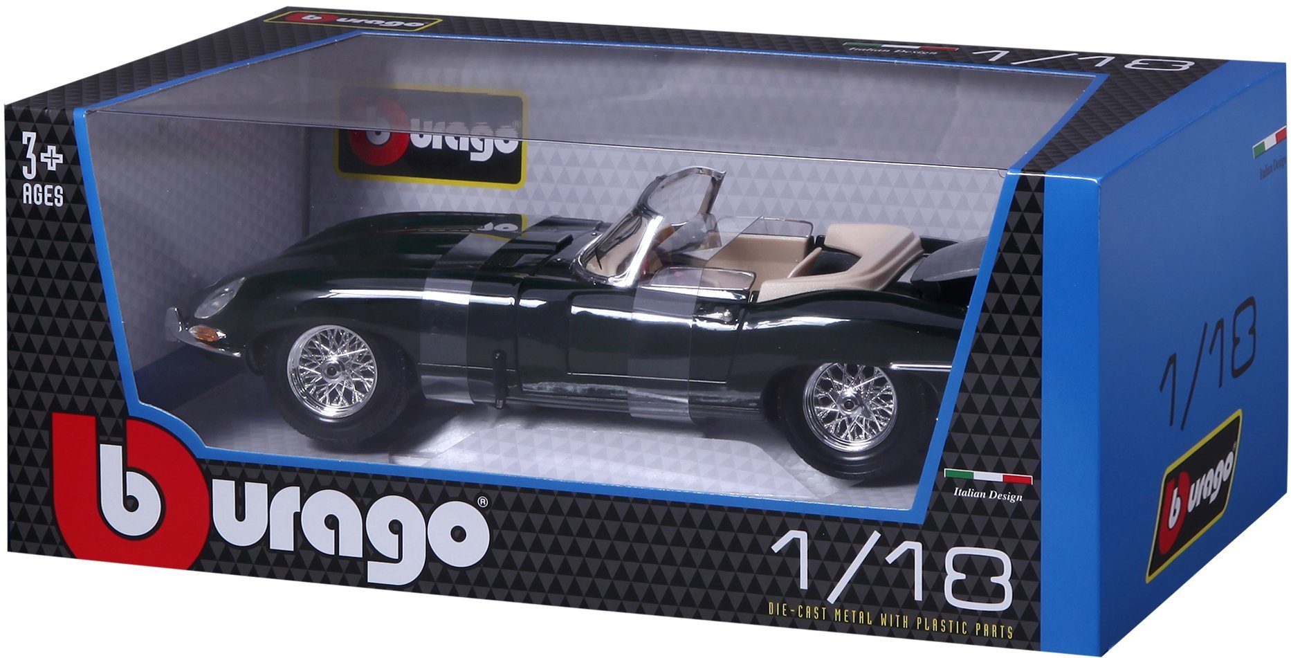 Bburago Auto op schaal Jaguar E-Type Cabrio (1961)