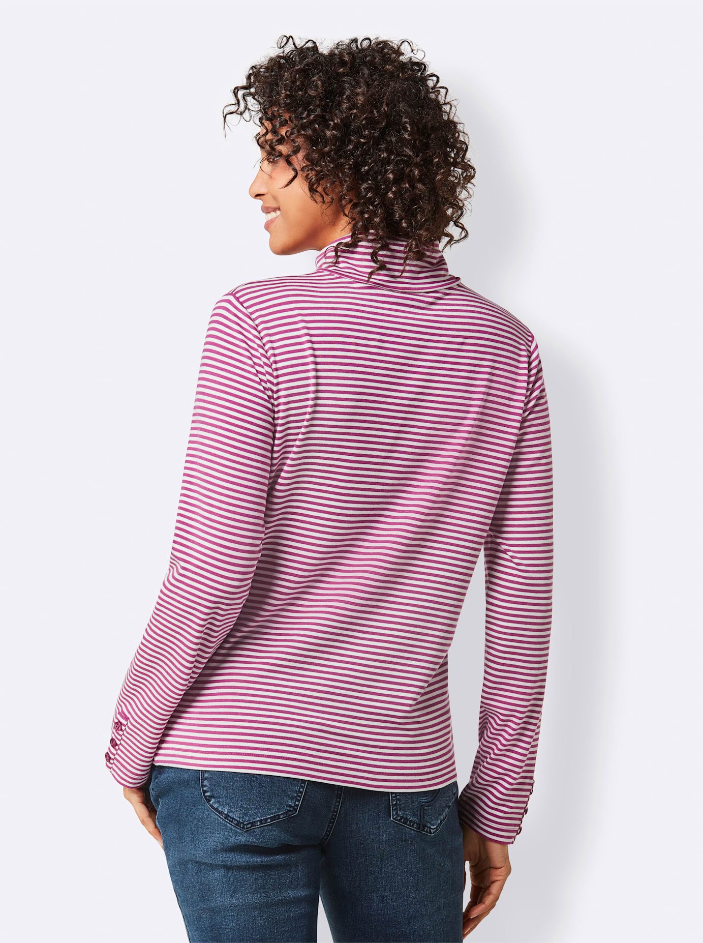 CREATION L PREMIUM Colshirt Lyocell-shirt (1-delig)
