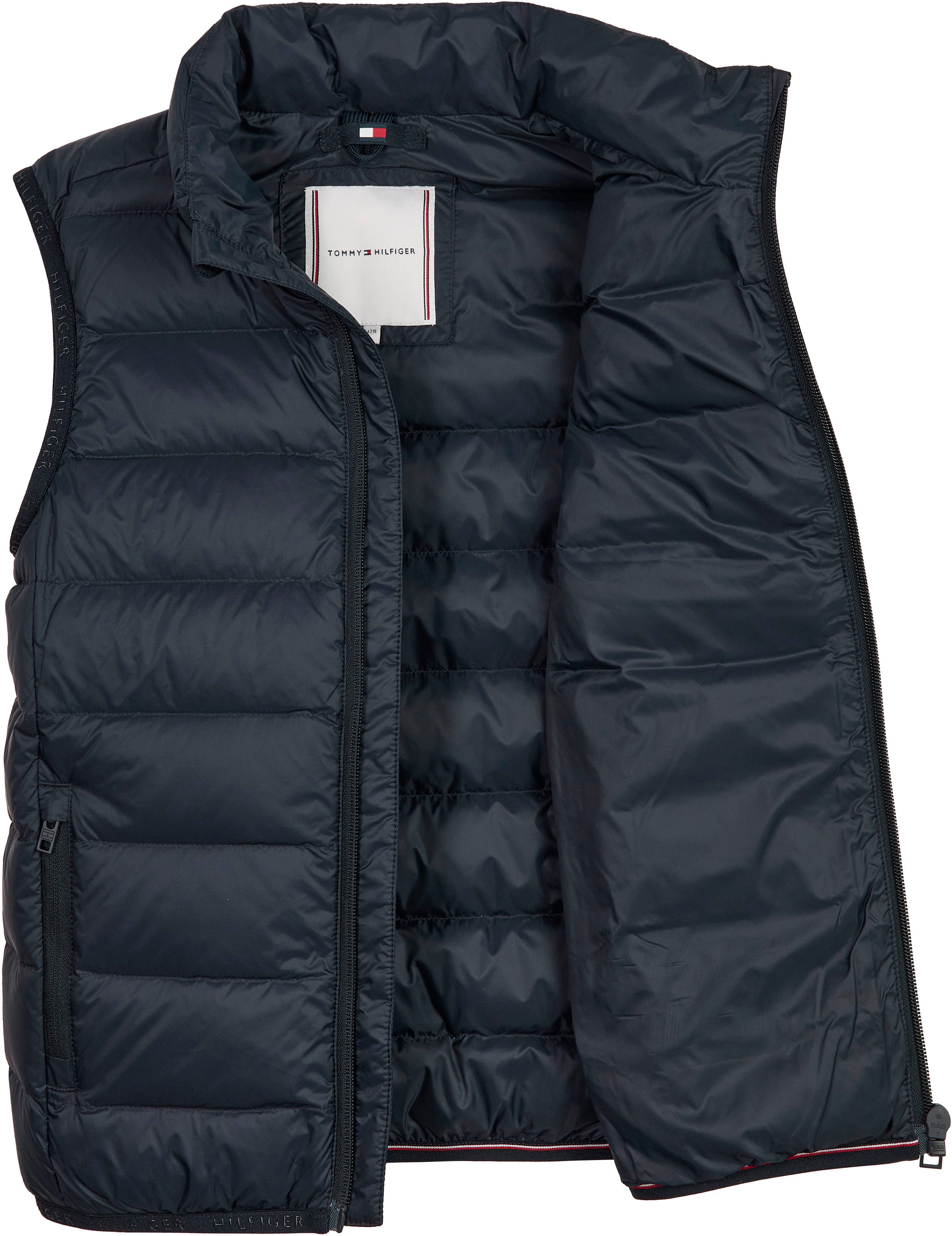 Tommy Hilfiger Donzen bodywarmer U ESSENTIAL LIGHT VEST Kinderen Kids Junior MiniMe, voor kinderen