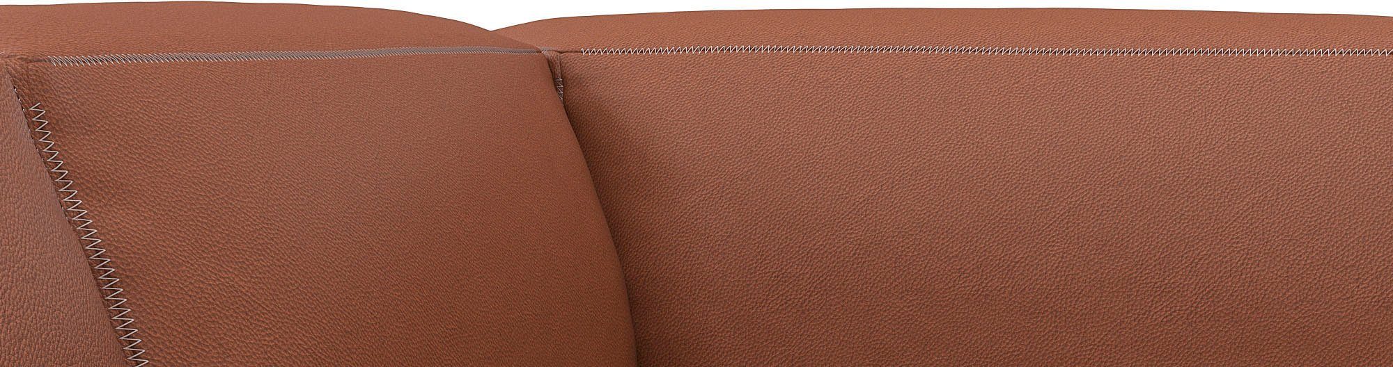 FLEXLUX Hoekbank Lucera, super zitcomfort door koudschuim in de zitting, L-vorm