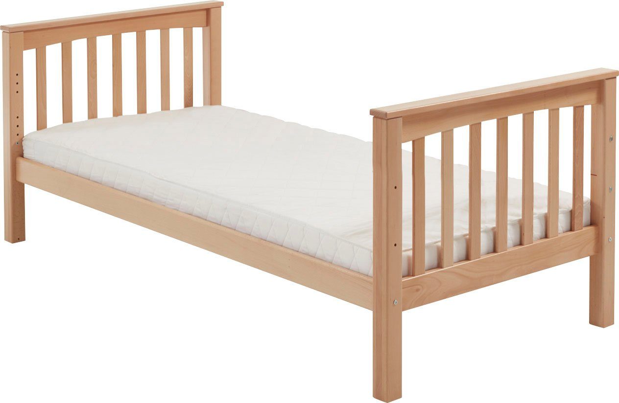 Relita Kinderbed Kick 1-persoons met lattenrol, beuken
