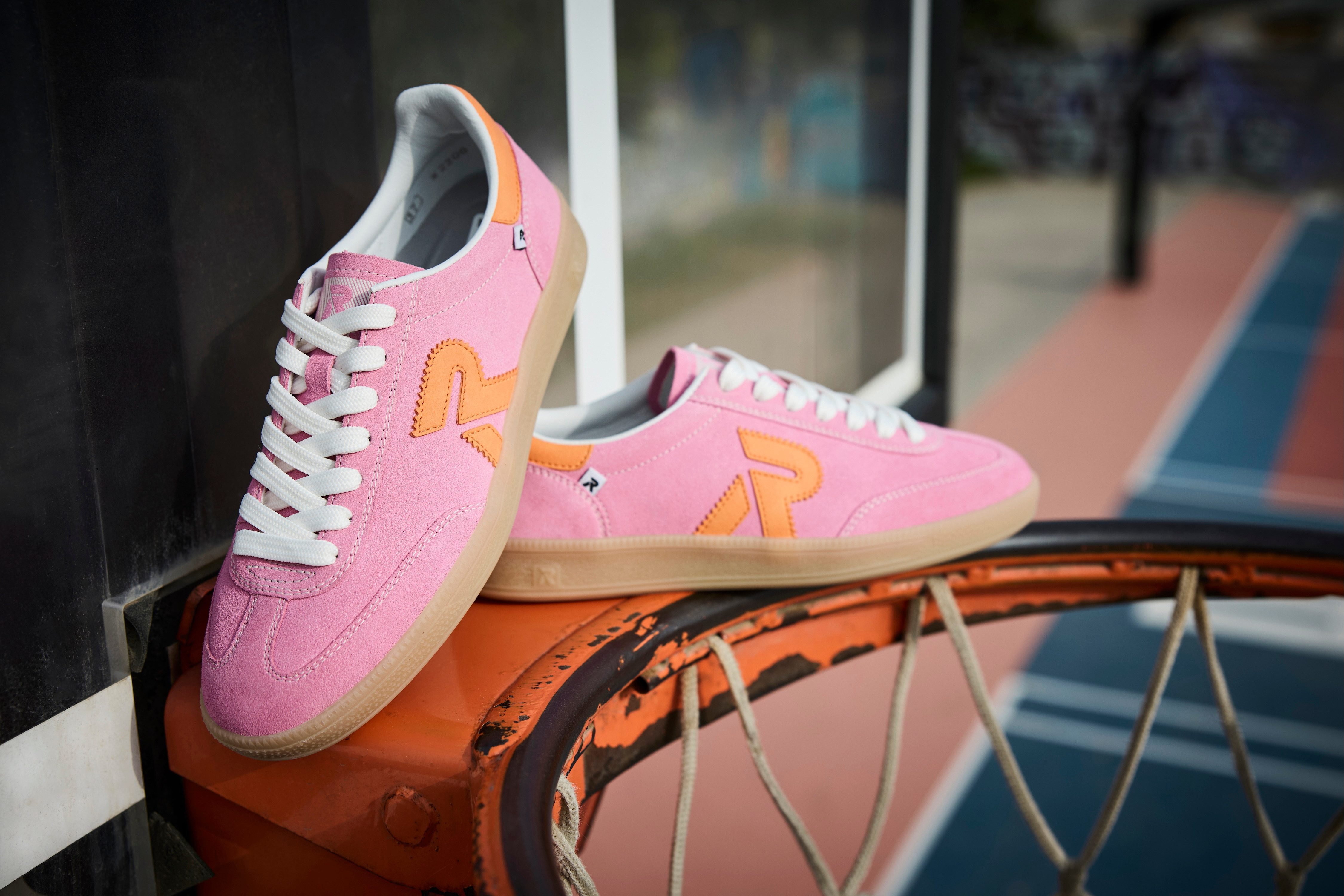RIEKER Sport Sneakers , retro-sneaker, vrijetijdsschoen, lage schoen met uitneembaar voetbed