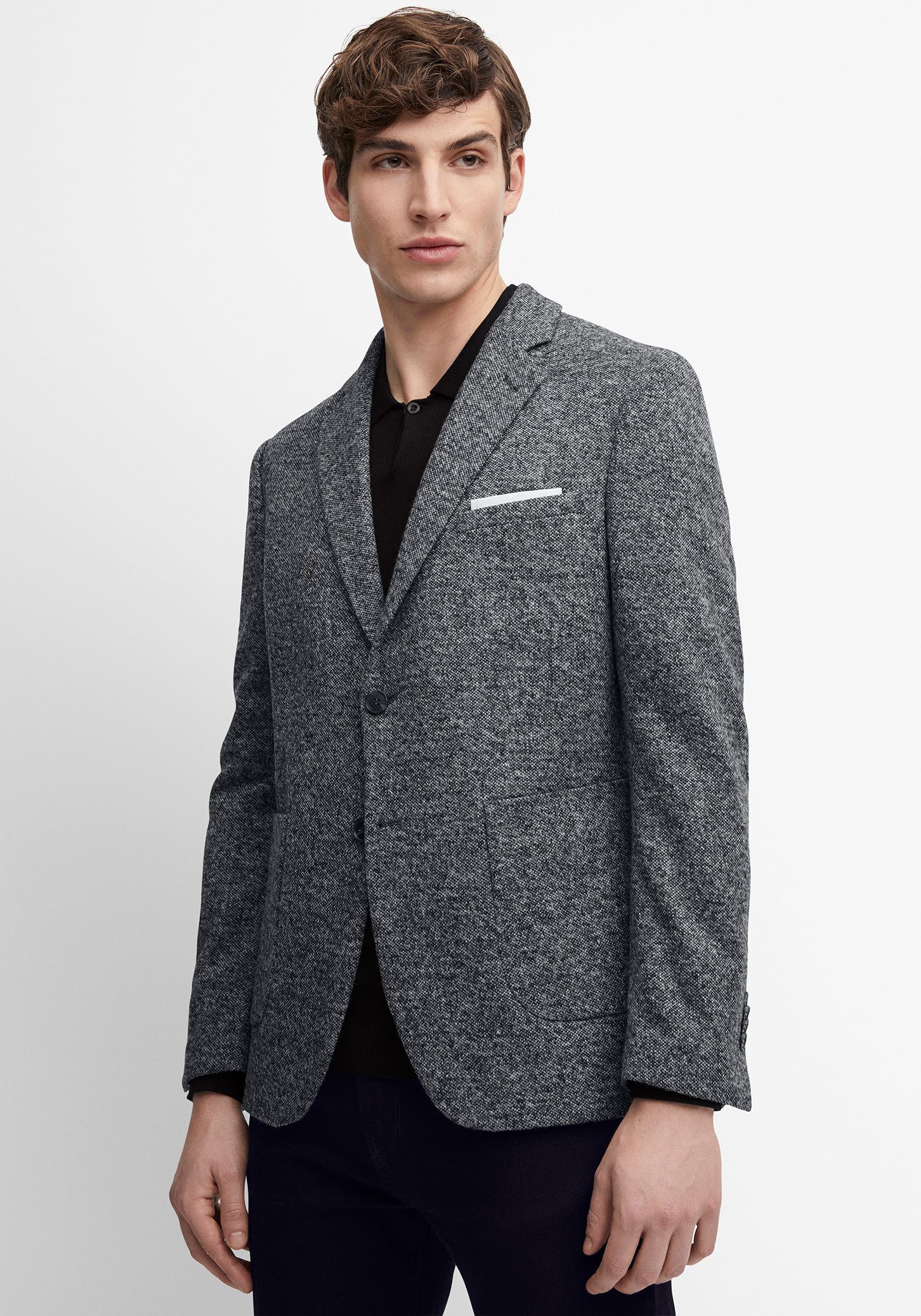 Cinque Colbert bij een pak CIDATI met borstzak voor een zakdoek heren colberts & blazers maat 58 grijs