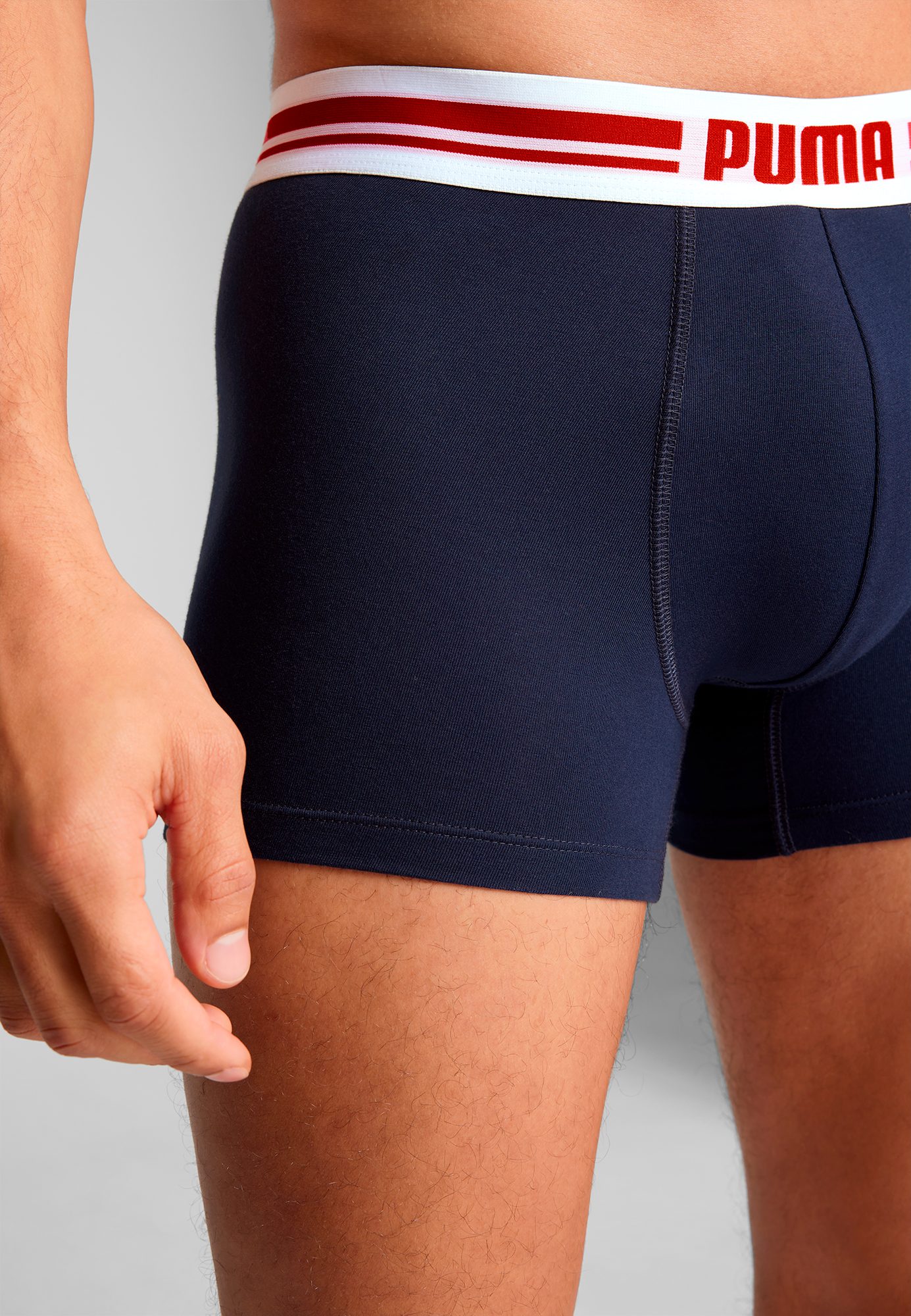 PUMA Boxershort PUMA MEN EVERYDAY PLACED LOGO BOXERS 2P (Set van 2)