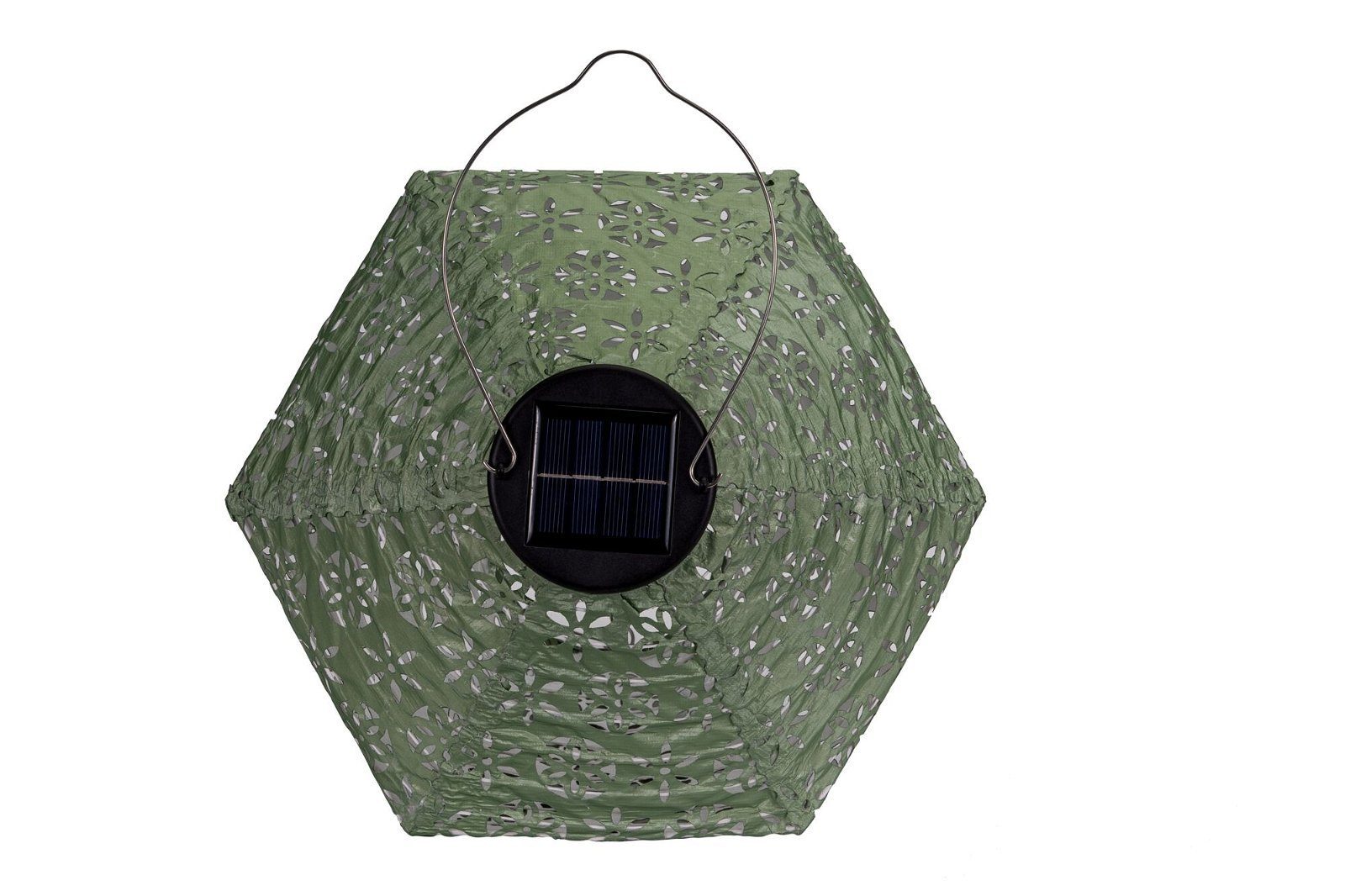 Pauleen Led-solarlamp Sunshine Flower lampion solar groen Tyvek vlies