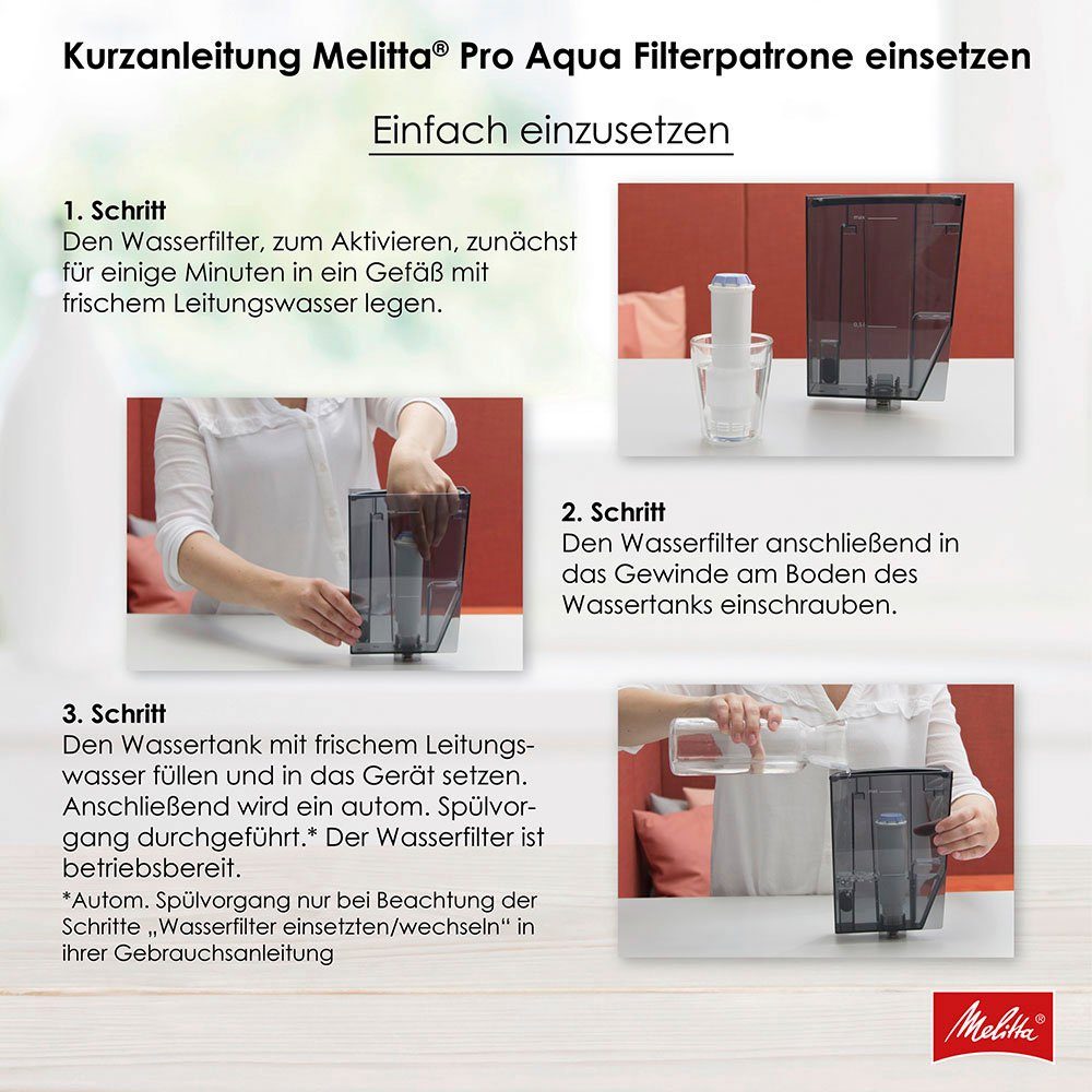 Melitta Waterfilter Set van 3 Pro aqua