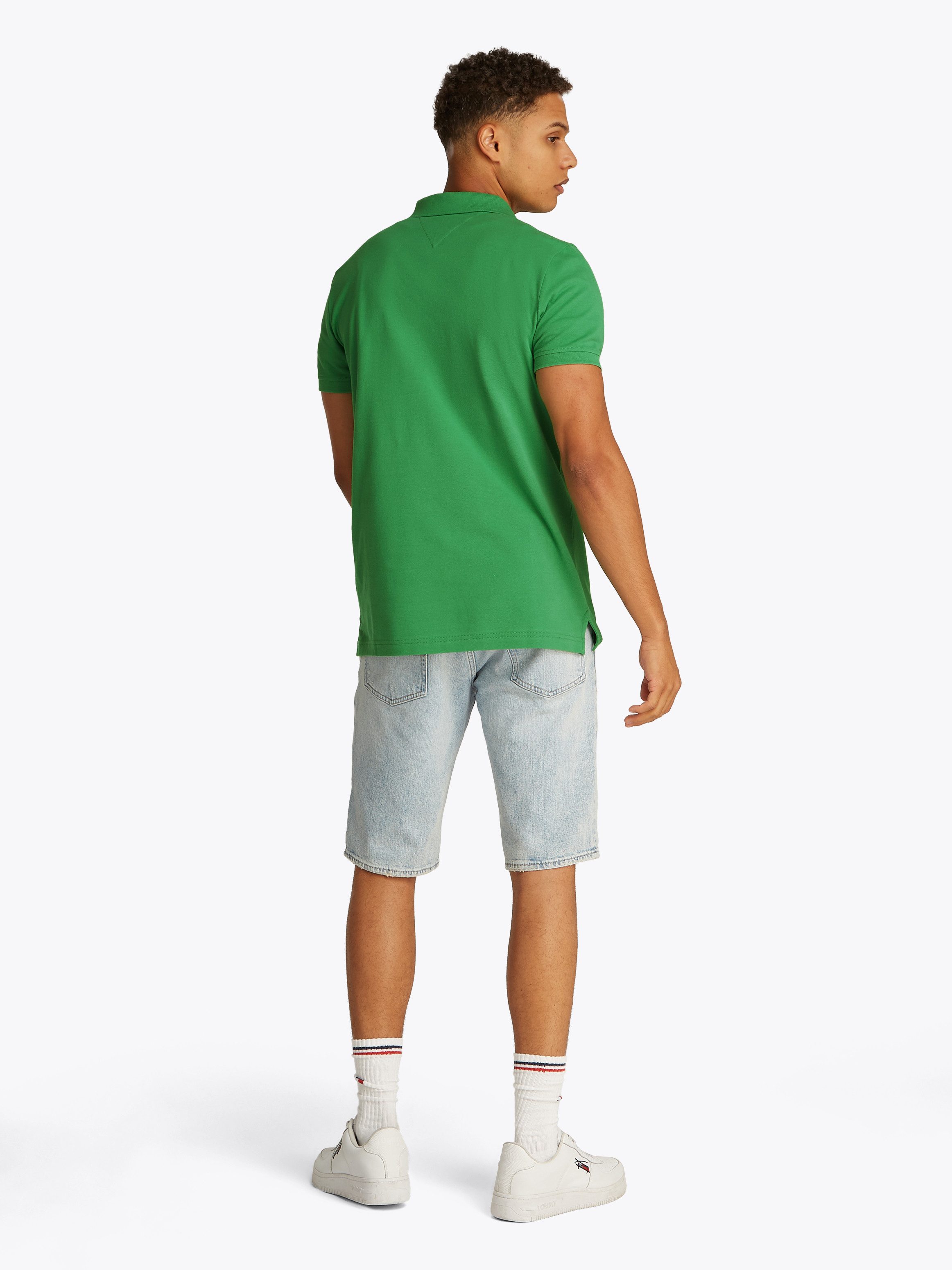 TOMMY JEANS Poloshirt TJM SLIM PLACKET POLO EXT