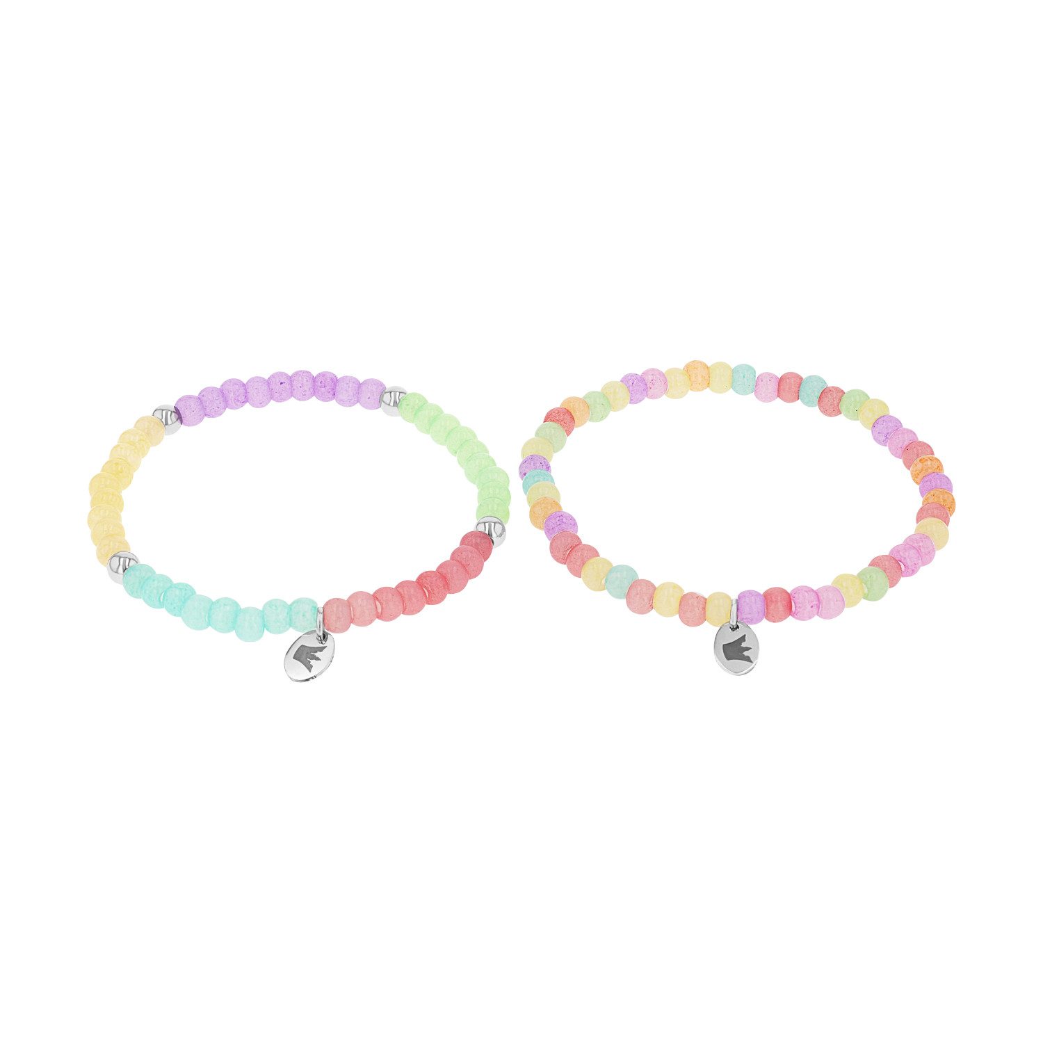 Prinzessin Lillifee Armbandset Bont in regenboogkleuren, 2039906 (set, 2-delig, Incl. sieradendoos)