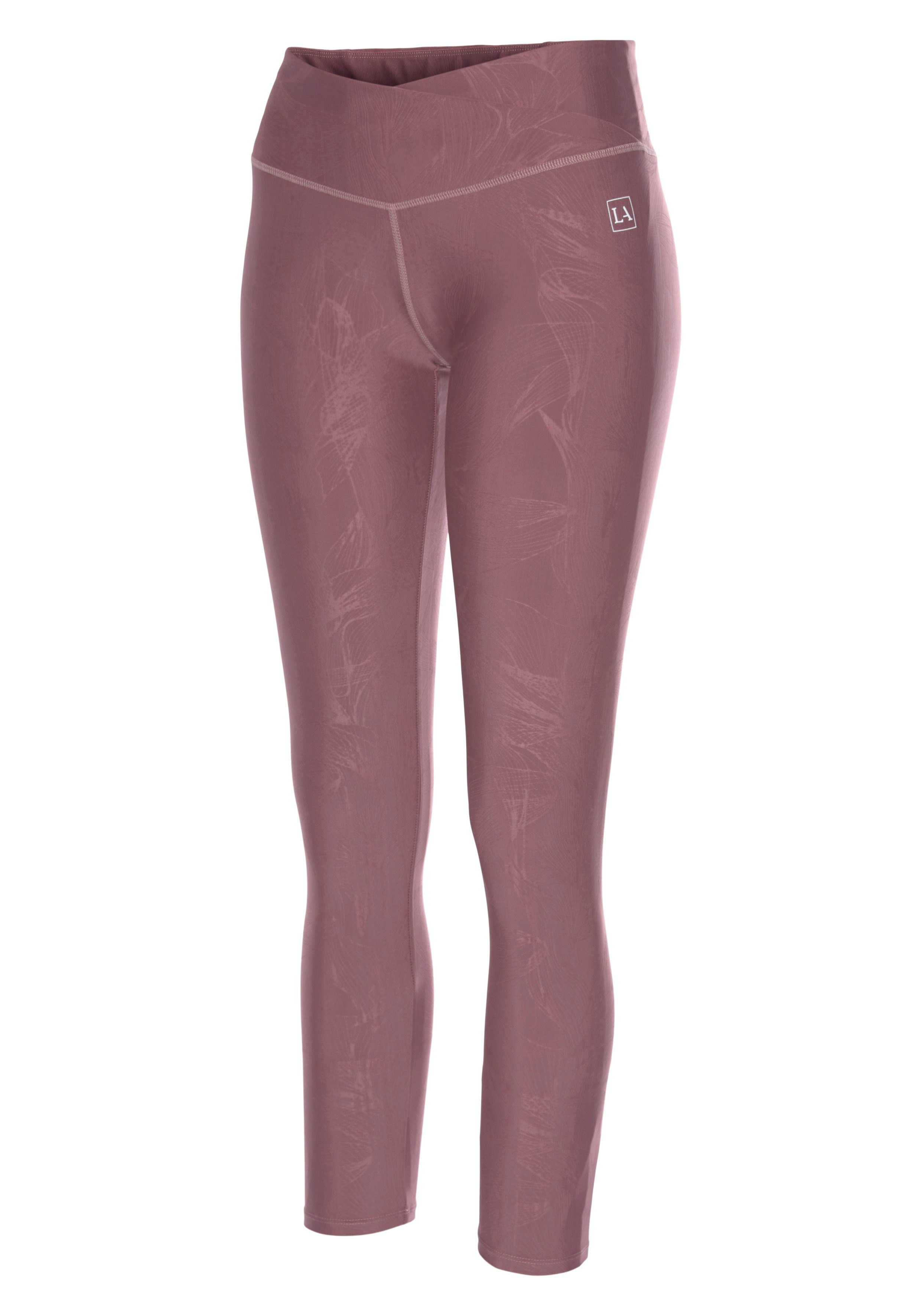 active by Lascana Functionele legging met glanzende print