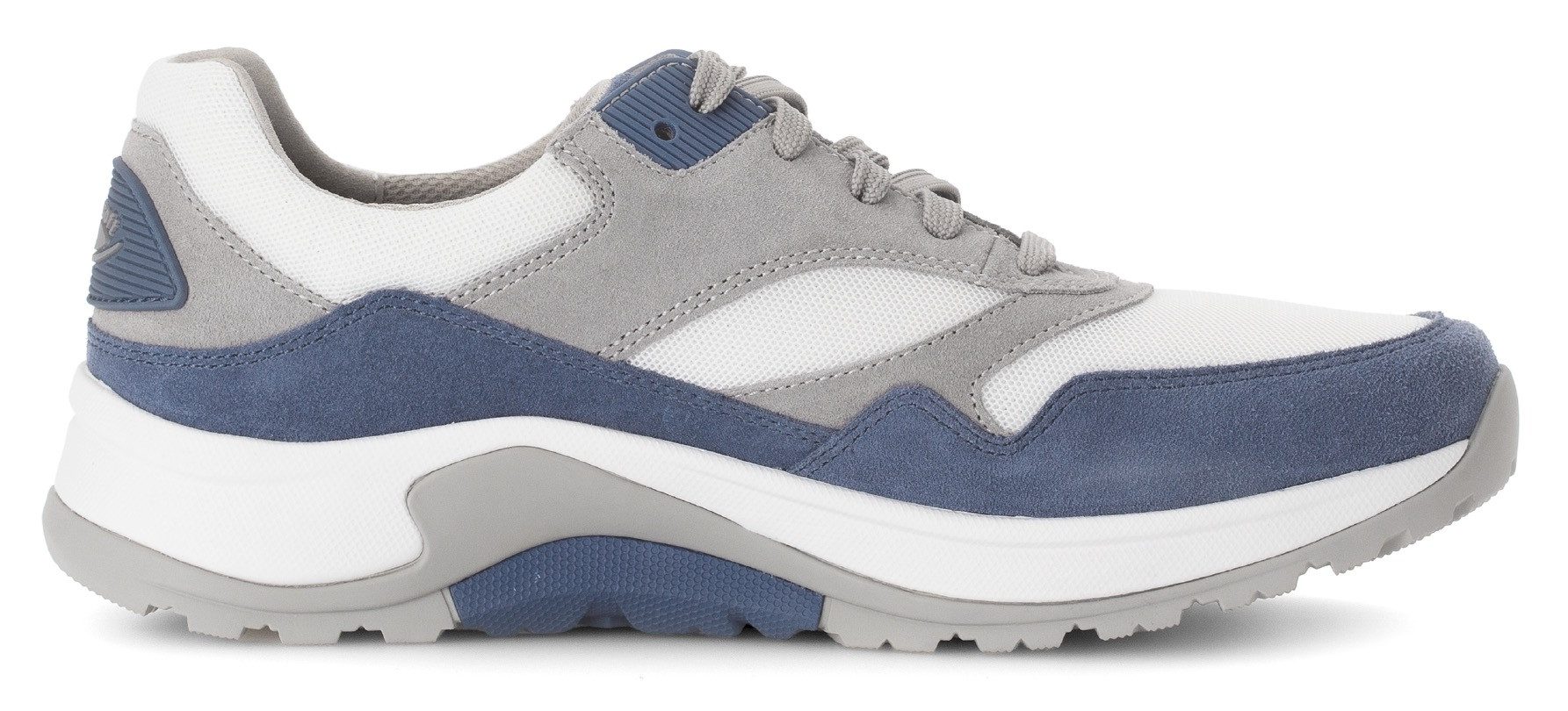 Gabor Rollingsoft Sneakers met sleehak , vrijetijdsschoen, lage schoen, veterschoen met verwisselbaar voetbed, breedte g