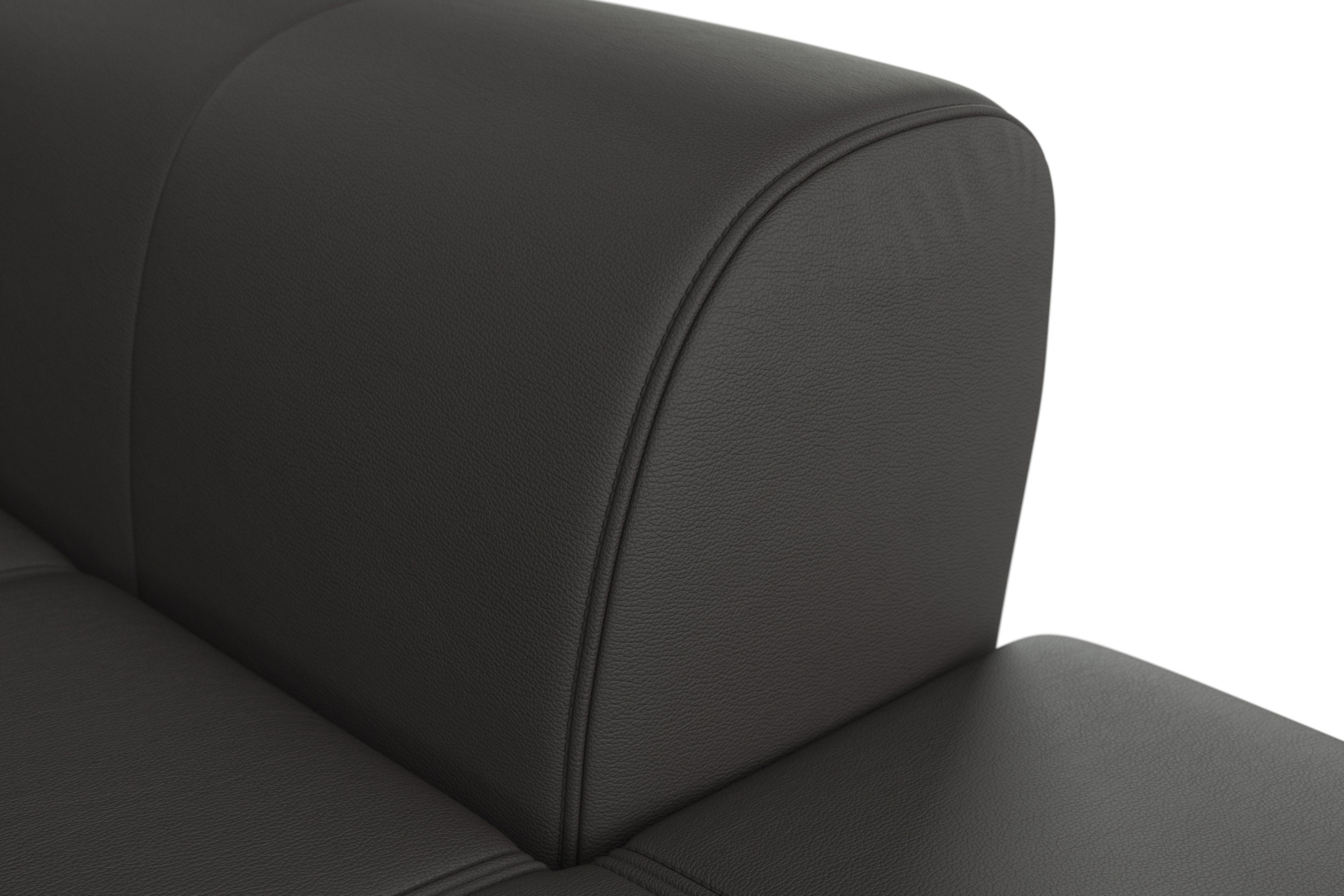 sit&more Hoekbank Bendigo L-vorm inclusief zitdiepteverstelling, bodemvrijheid 15 cm, 2 pootkleuren