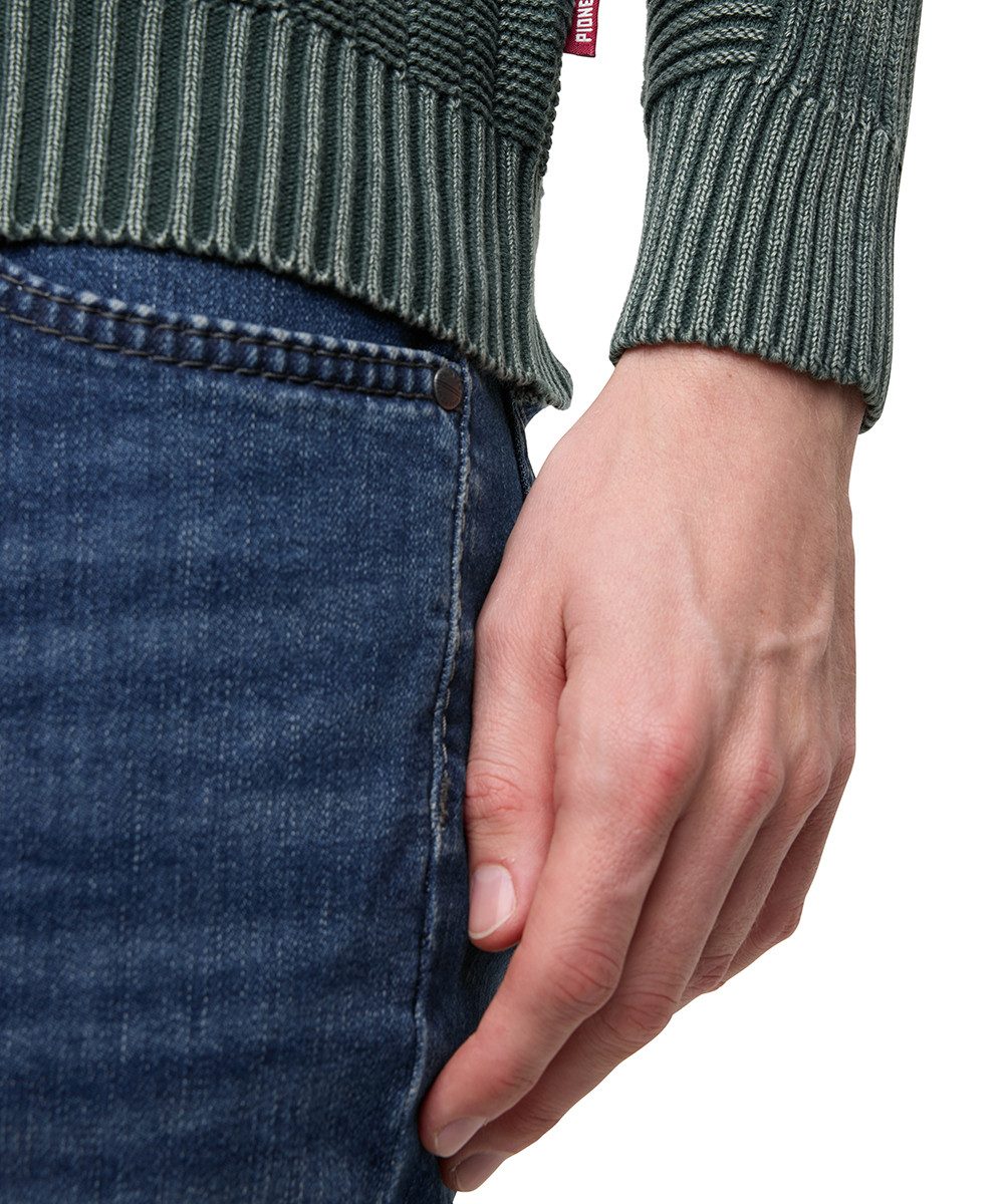 Pioneer Authentic Jeans Gebreide trui met breimotief