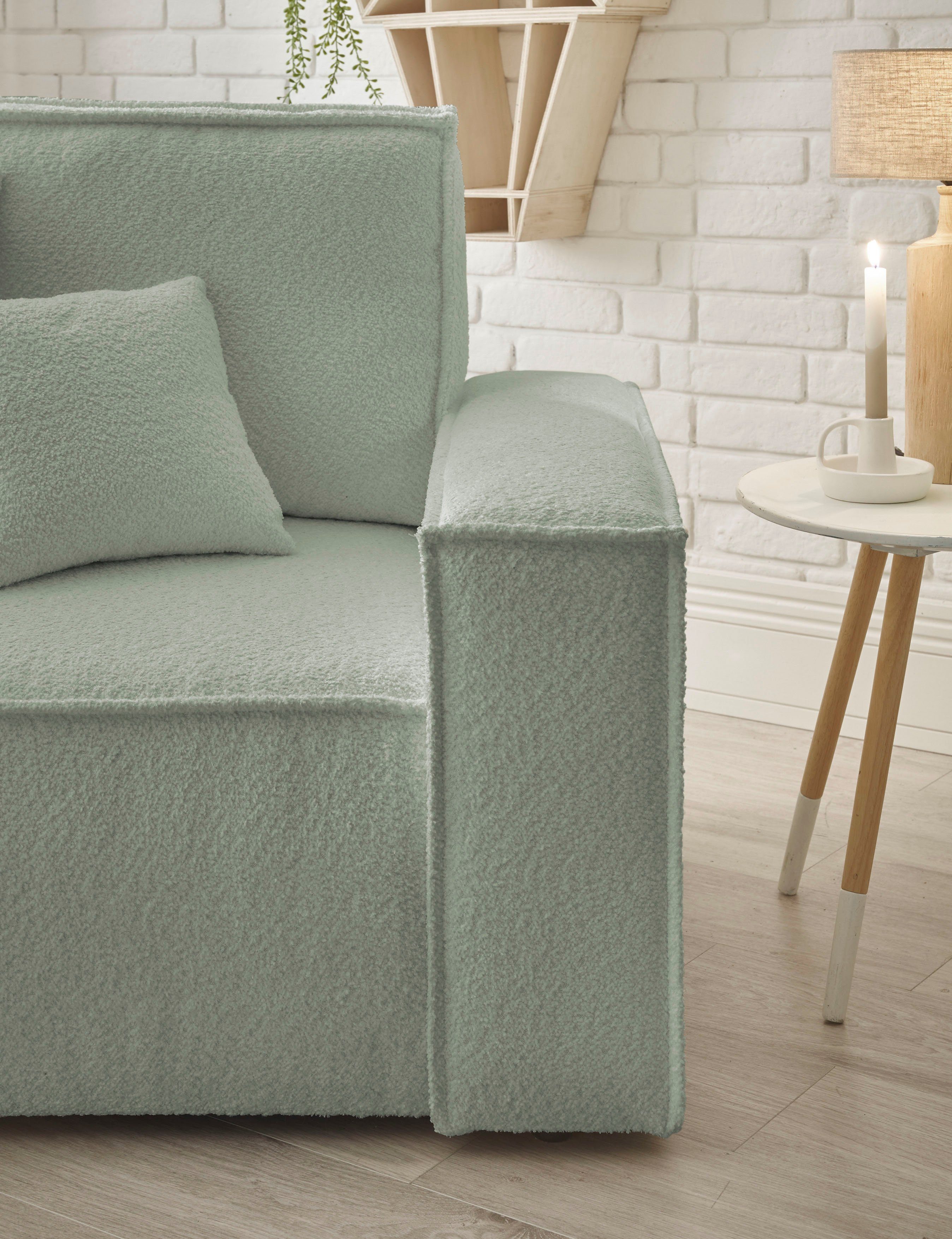 andas Loveseat Finnley Loveseat en hocker als set, passend bij de bekleding-serie Finnley (2-delig)