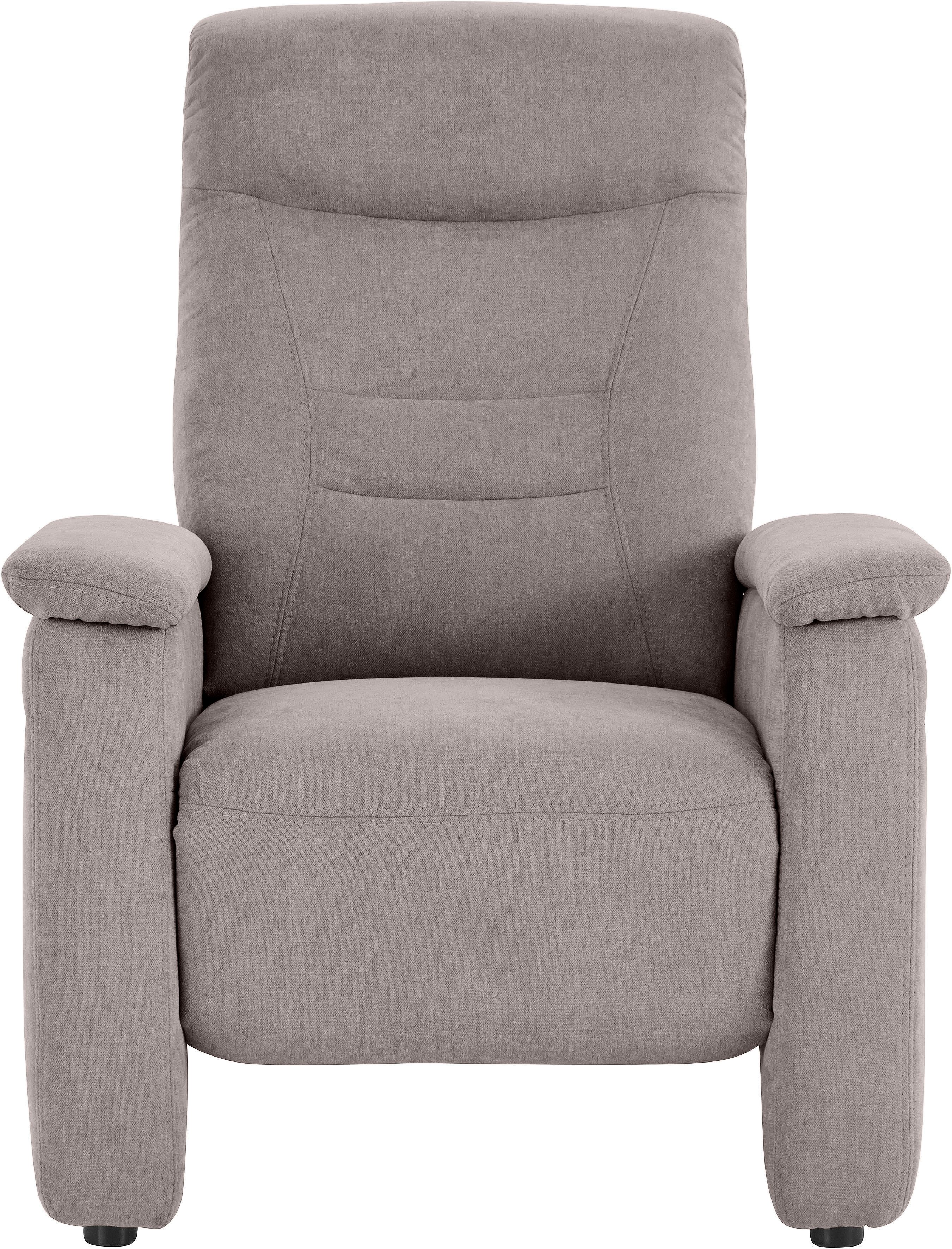 exxpo - sofa fashion Relaxfauteuil Ascoli, relaxstoel, loungestoel, hoge rugleuning