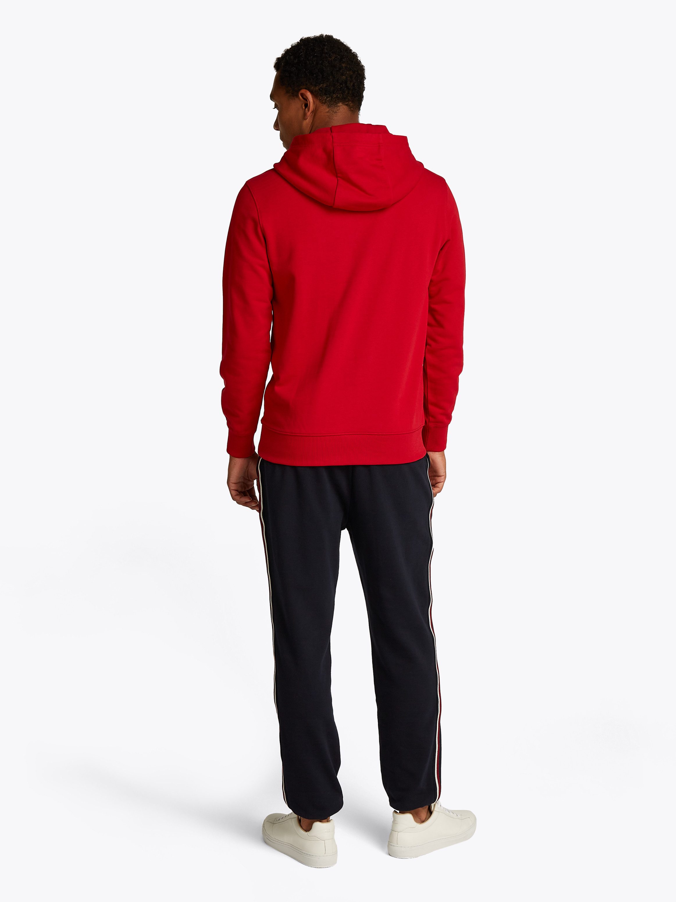 Tommy Hilfiger Hoodie HILFIGER CENTER STACK HOODY met grote meerkleurige print