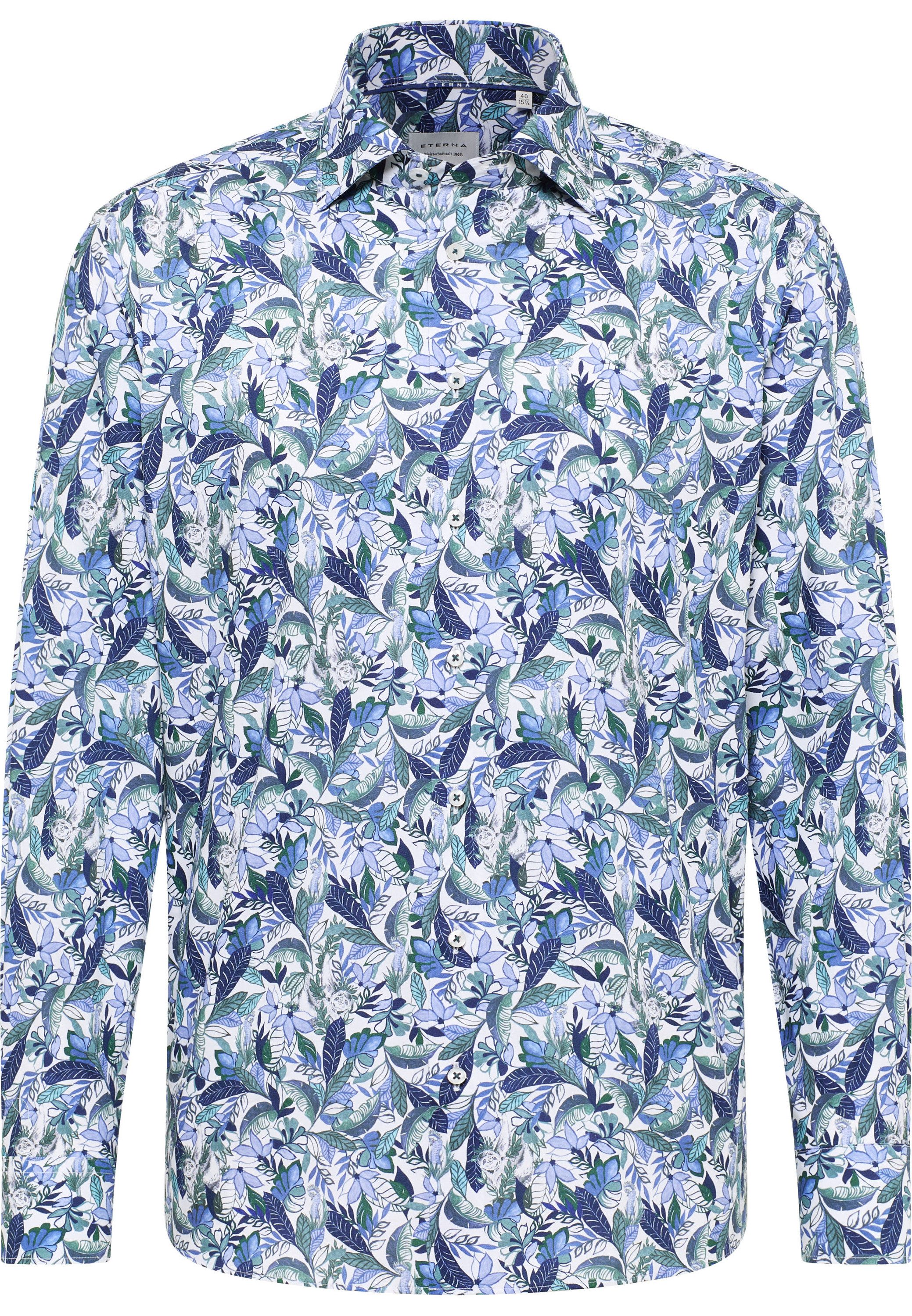 Eterna Overhemd met lange mouwen MODERN FIT NON IRON (strijkvrij)