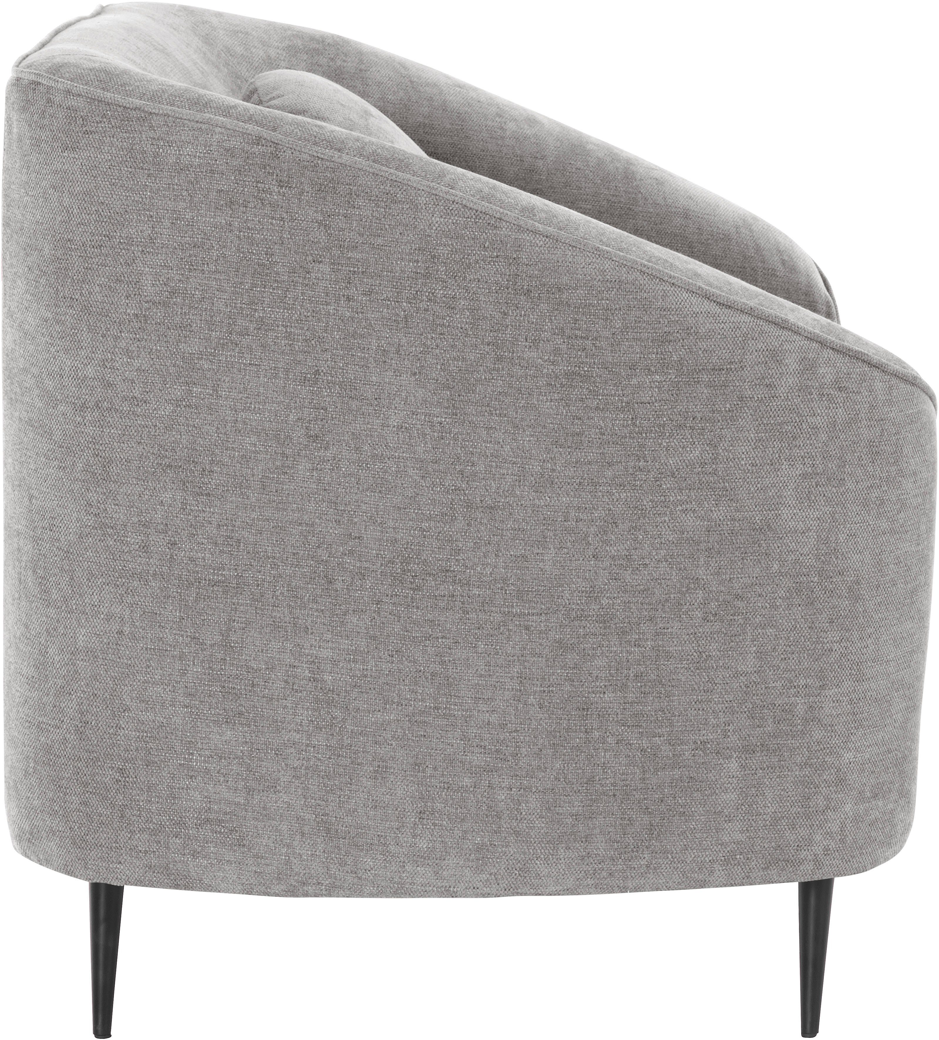 Leonique Fauteuil Ashly in 3 overtrekvarianten, bouclé, fluwelige look en zachte structuurstof.
