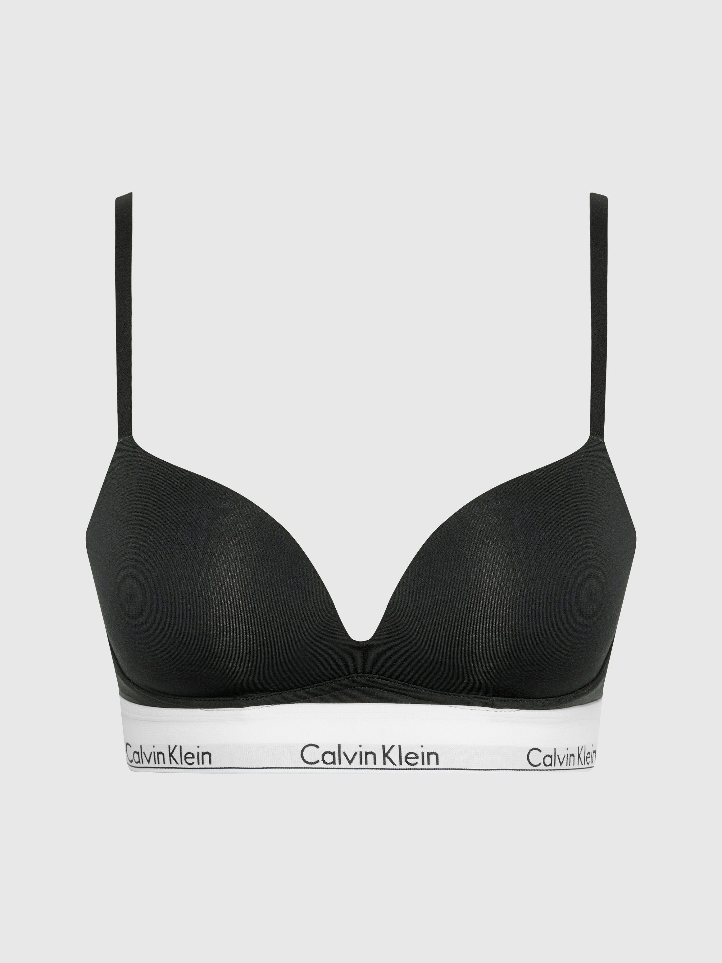 Calvin Klein Push-up-bh PLUNGE PUSH UP dames push-up bh's maat DD DD zwart