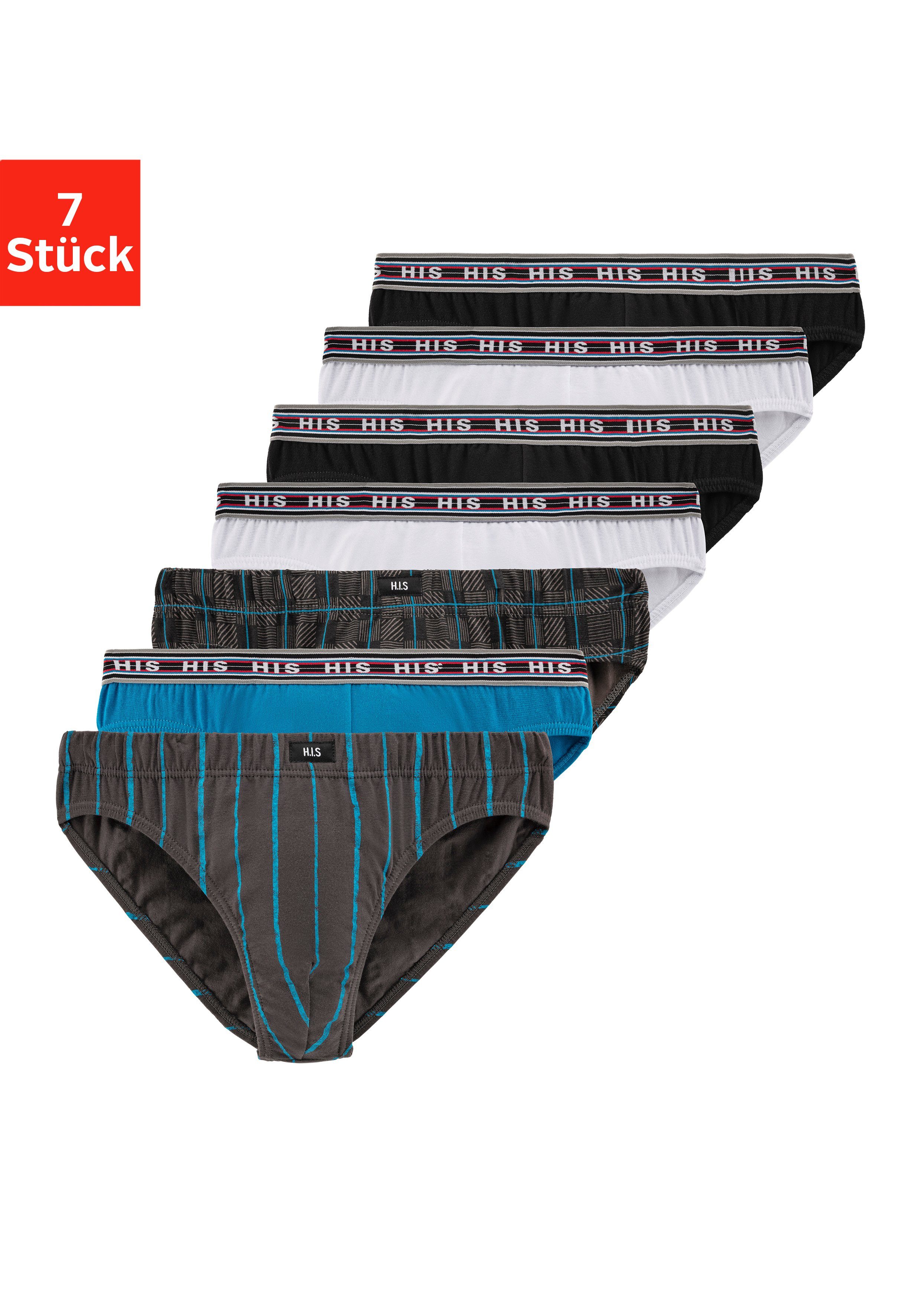 H.I.S Slip van katoen-stretch (set, 7 stuks)