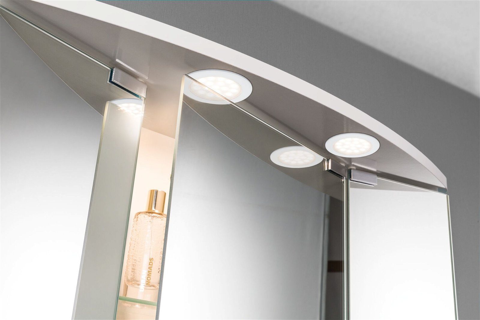 Paulmann Verlichting voor onderkast Meubel EBL Set rond LED 2x2,5W 6VA 230/12V 3000K Wit mat/Alu (2 stuks)