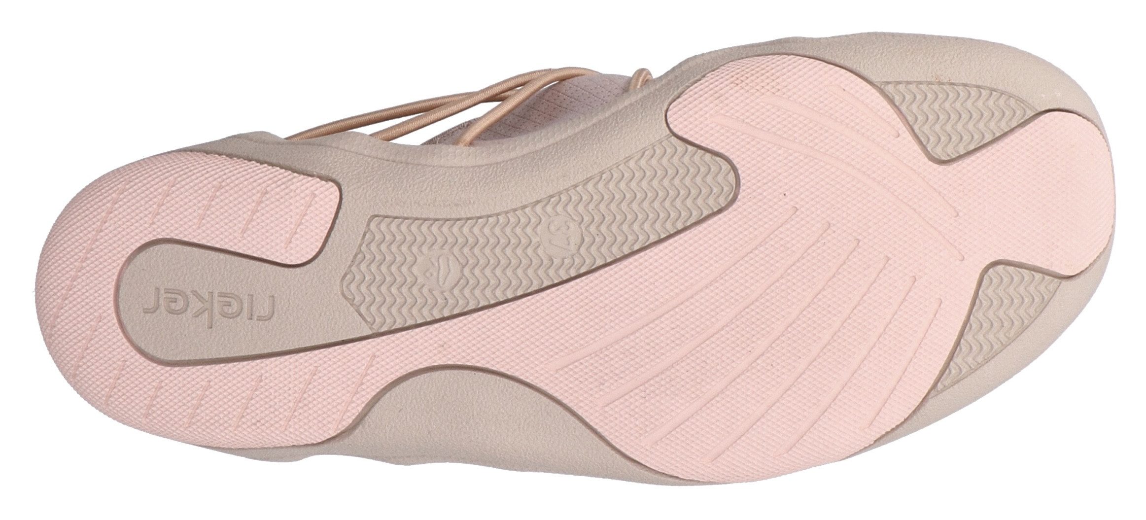 Rieker Slip-on sneakers , blote voeten schoen, instapschoen, slipper in vegan verwerking