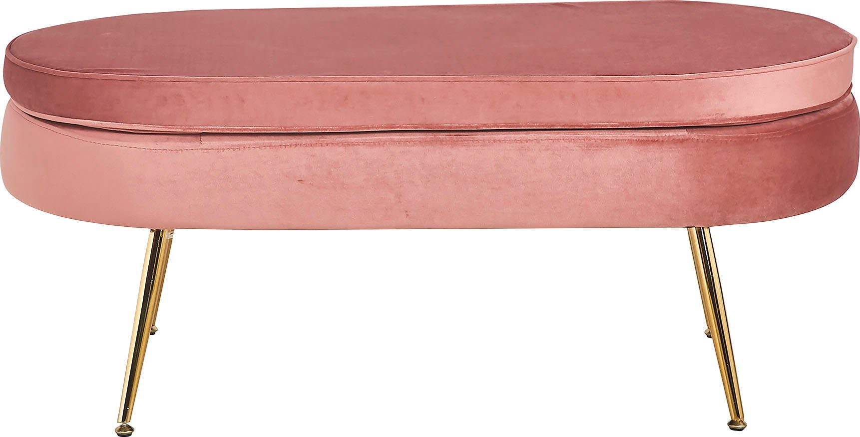 SalesFever Hocker Clam ovaal, breedte 99 cm