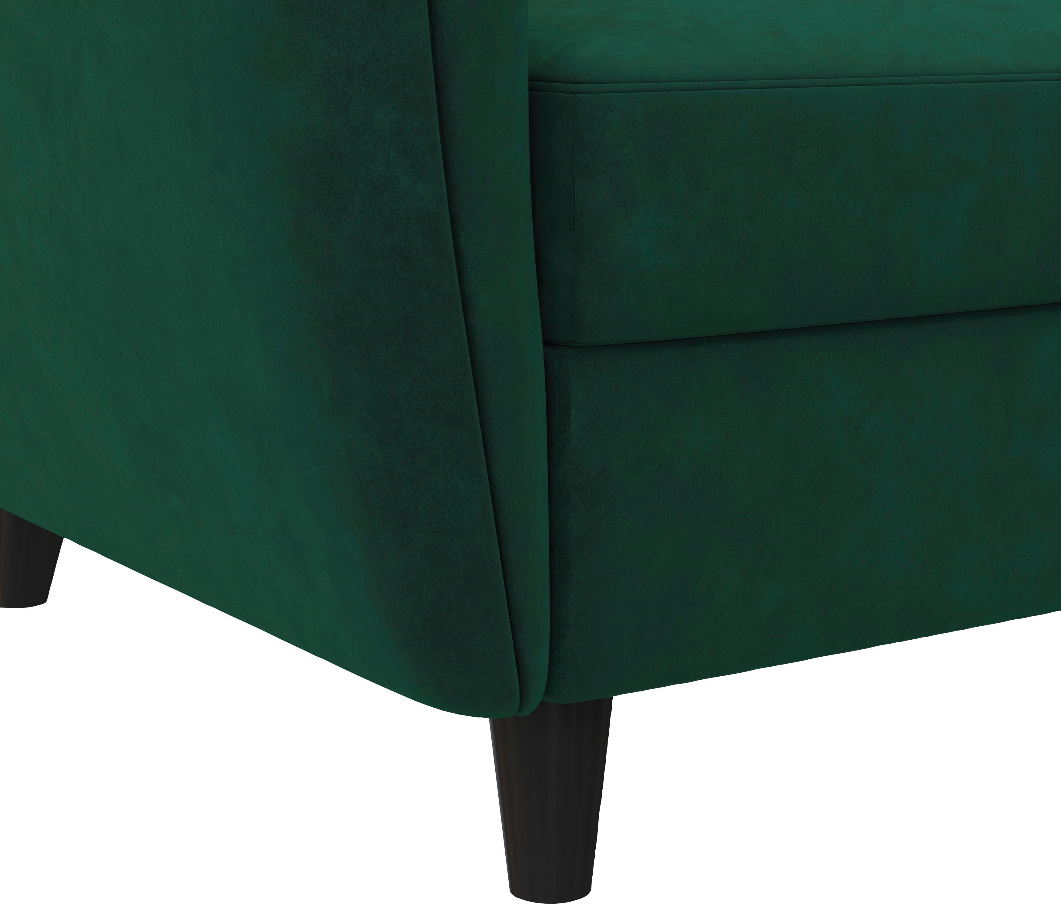 Dorel Home Hoekbank Perry, L-vorm Rugleuning, verschillende kleurvarianten, zithoogte 43 cm, breedte 219 cm