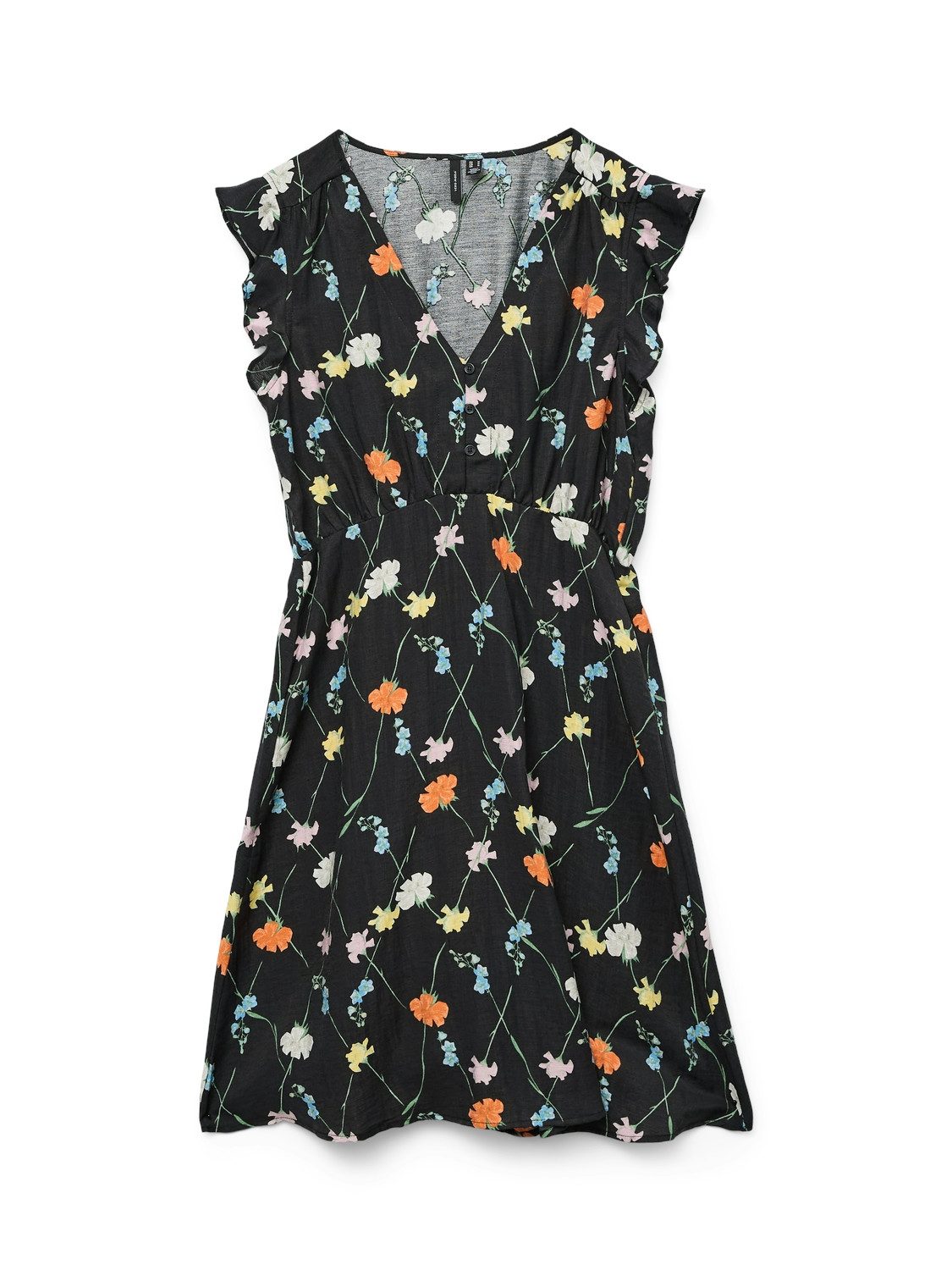 Vero Moda Maxi-jurk VMFLORA OLGA CS SHORT DRESS WVN GA