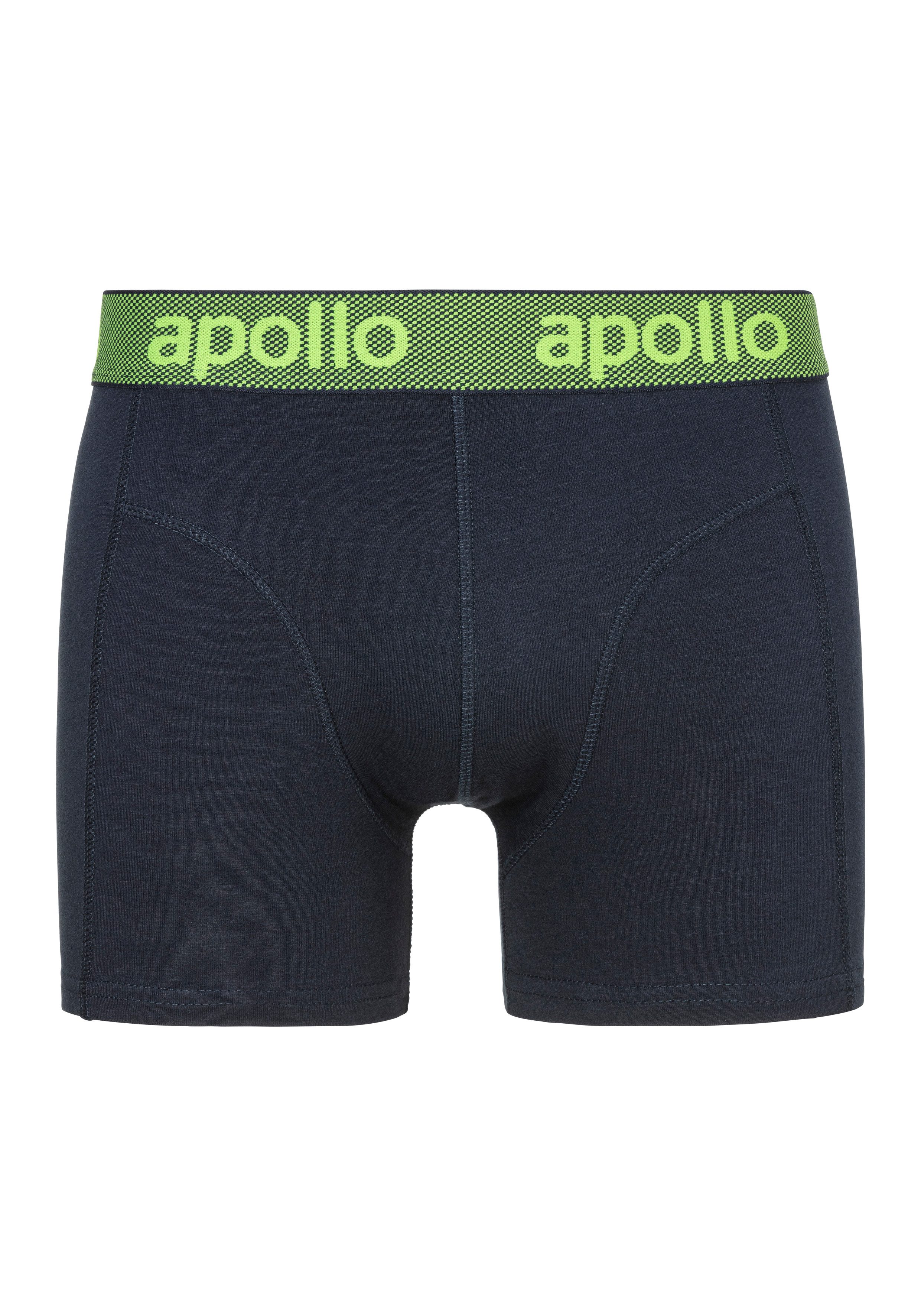 Apollo Boxershort MEN BOXERSHORTS met hoog katoenpercentage, elastisch en goed aan het lichaam aanpassend (3 stuks)