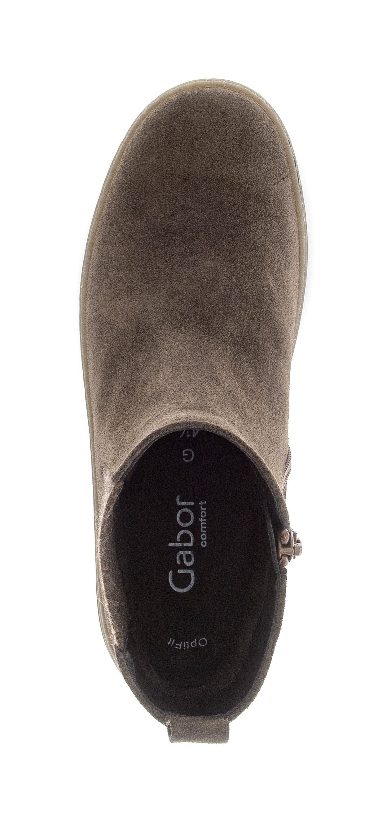 Gabor Chelsea-boots Florence , plateau, instaplaarzen, enkellaarsjes met verwisselbaar voetbed