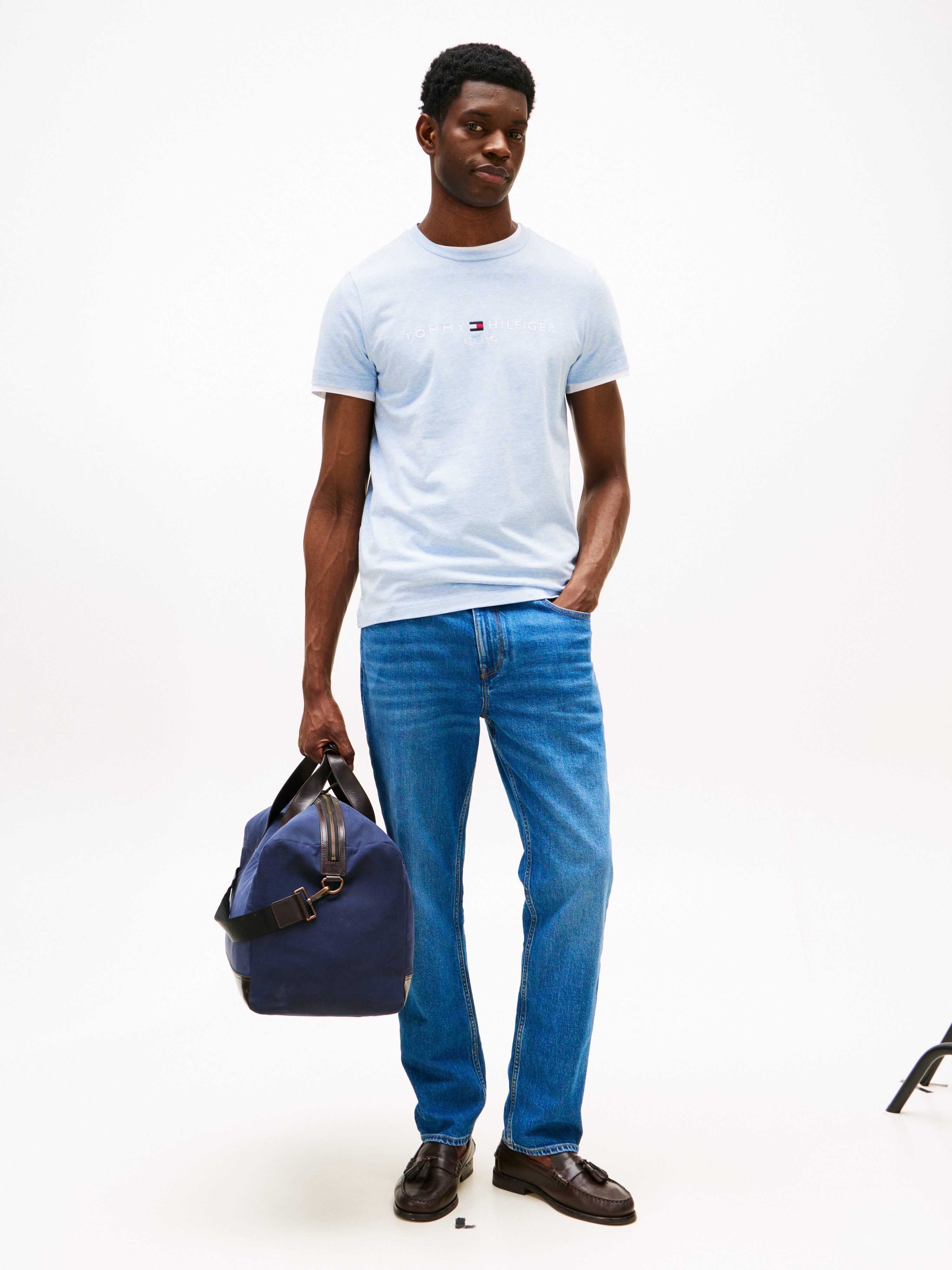 Tommy Hilfiger T-shirt Tommy Logo Tee van duurzaam katoen