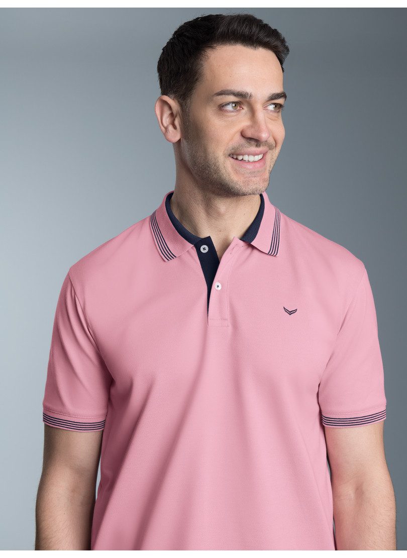 Trigema Poloshirt TRIGEMA poloshirt met contrasterende accenten (1-delig)