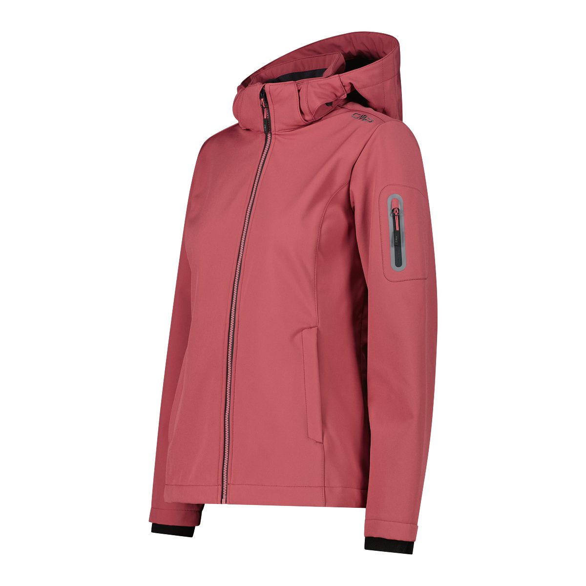 CMP Softshell-jack WOMAN JACKET ZIP HOOD Warmte- & wind- & waterafstotend (1 stuk)