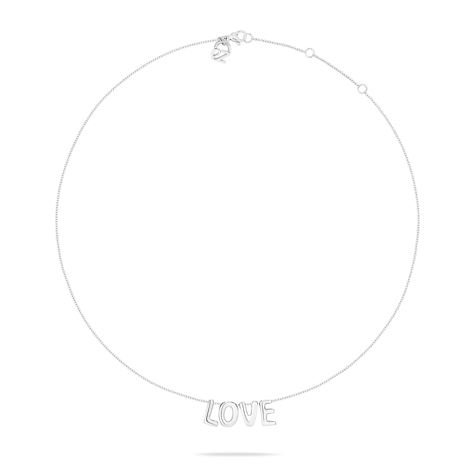 MUSTANG Ketting met hanger Sieraad Geschenk Roestvrijstalen Ketting Liefdesbrieven