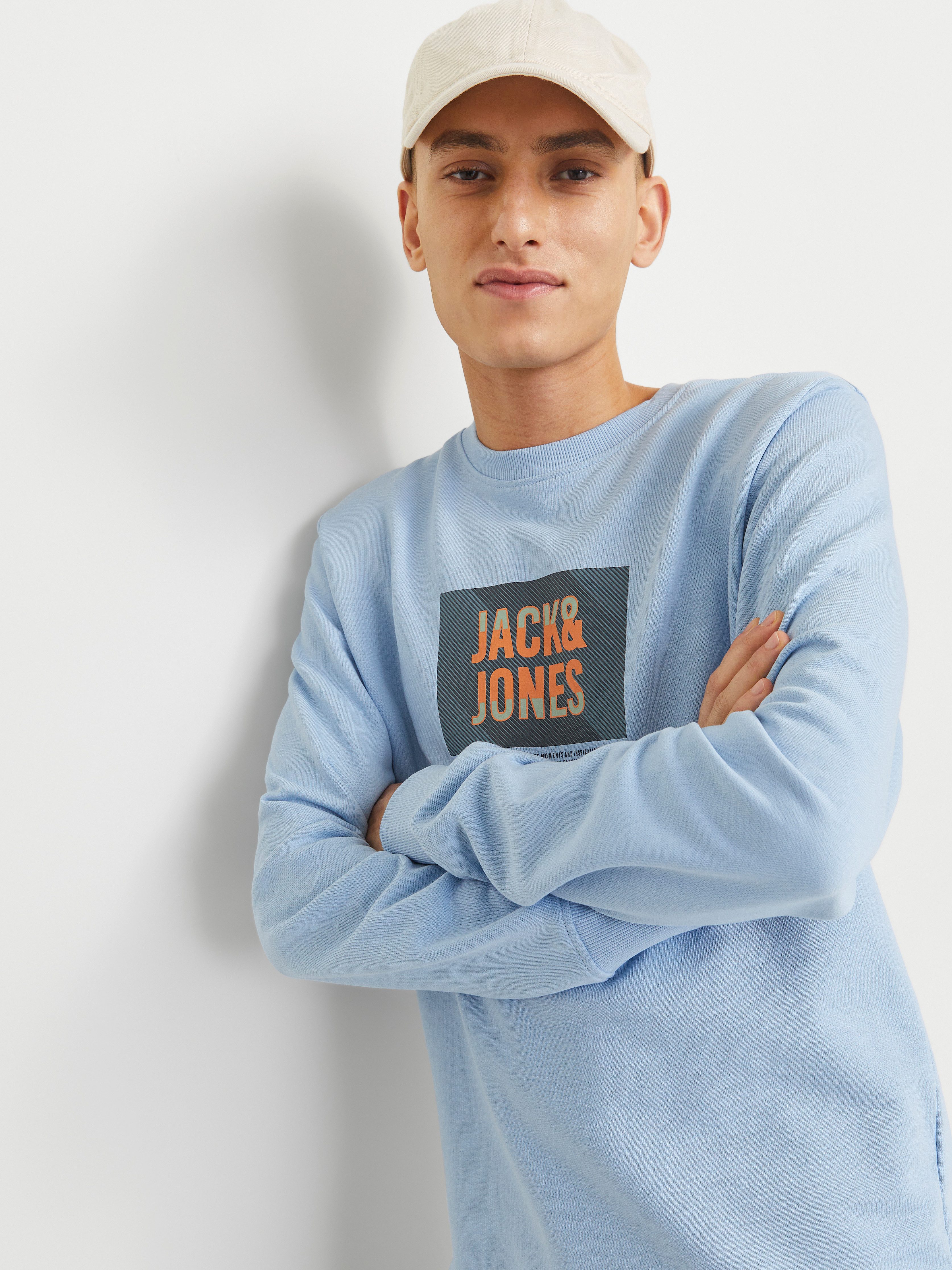 Jack & Jones Sweatshirt JJHUDSON SWEAT CREW NECK