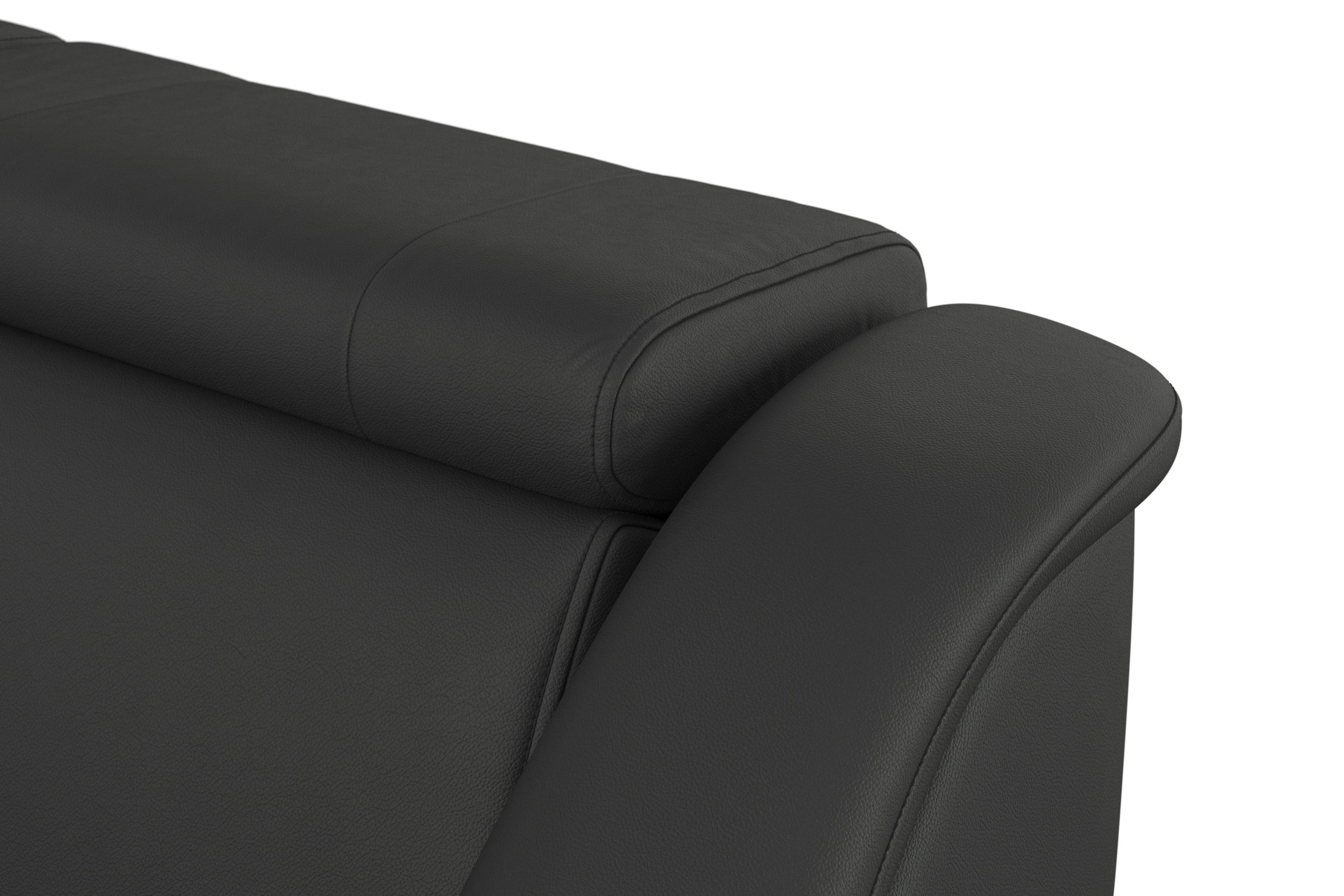 sit&more Hoekbank Freetown L-vorm met verstelbare hoofdsteun en comfortabele binnenvering