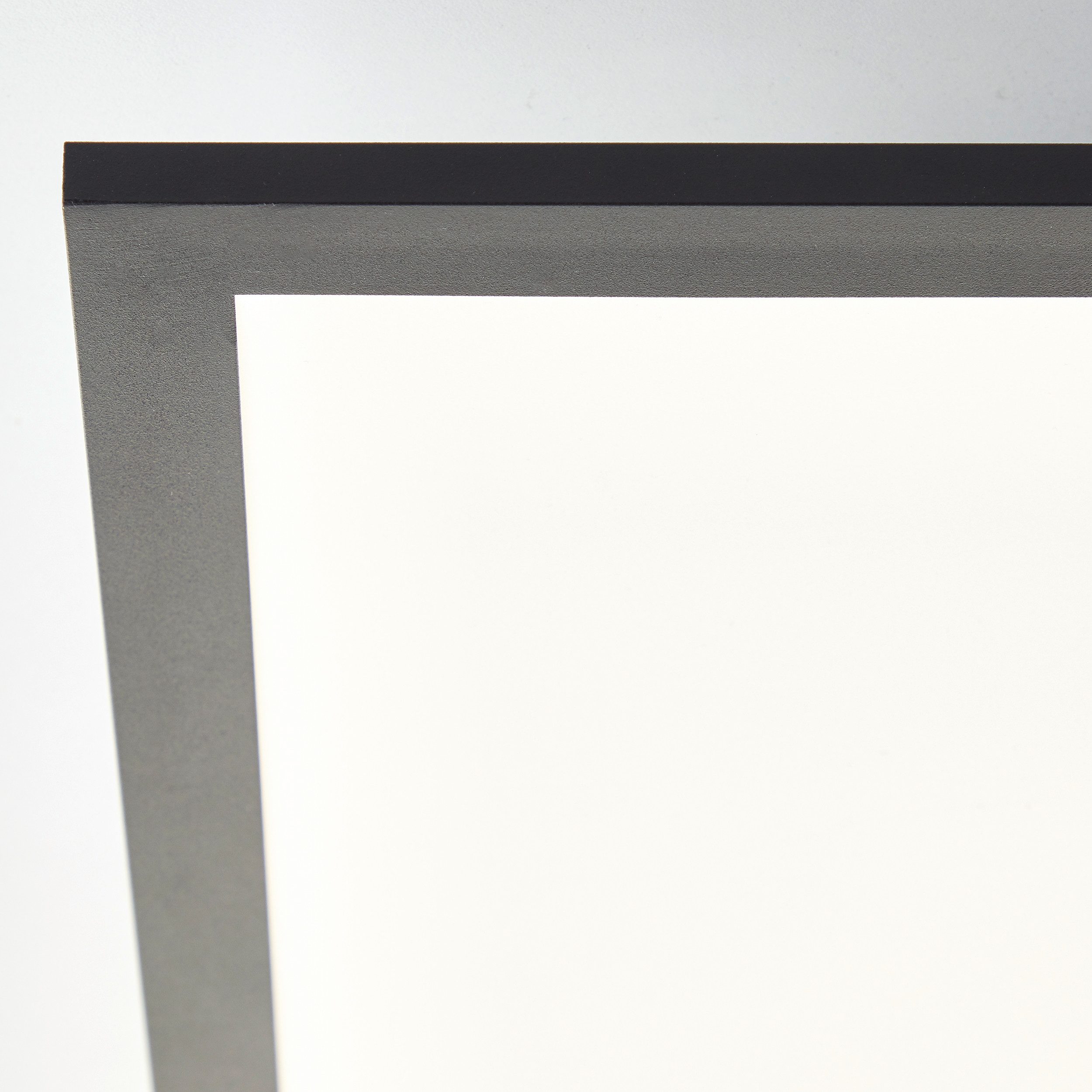 Brilliant Leuchten Led-plafondlamp Briston Opbouw LED paneel, 45 x 45 cm, 2800 lm, 4000 K, aluminium (1 stuk)