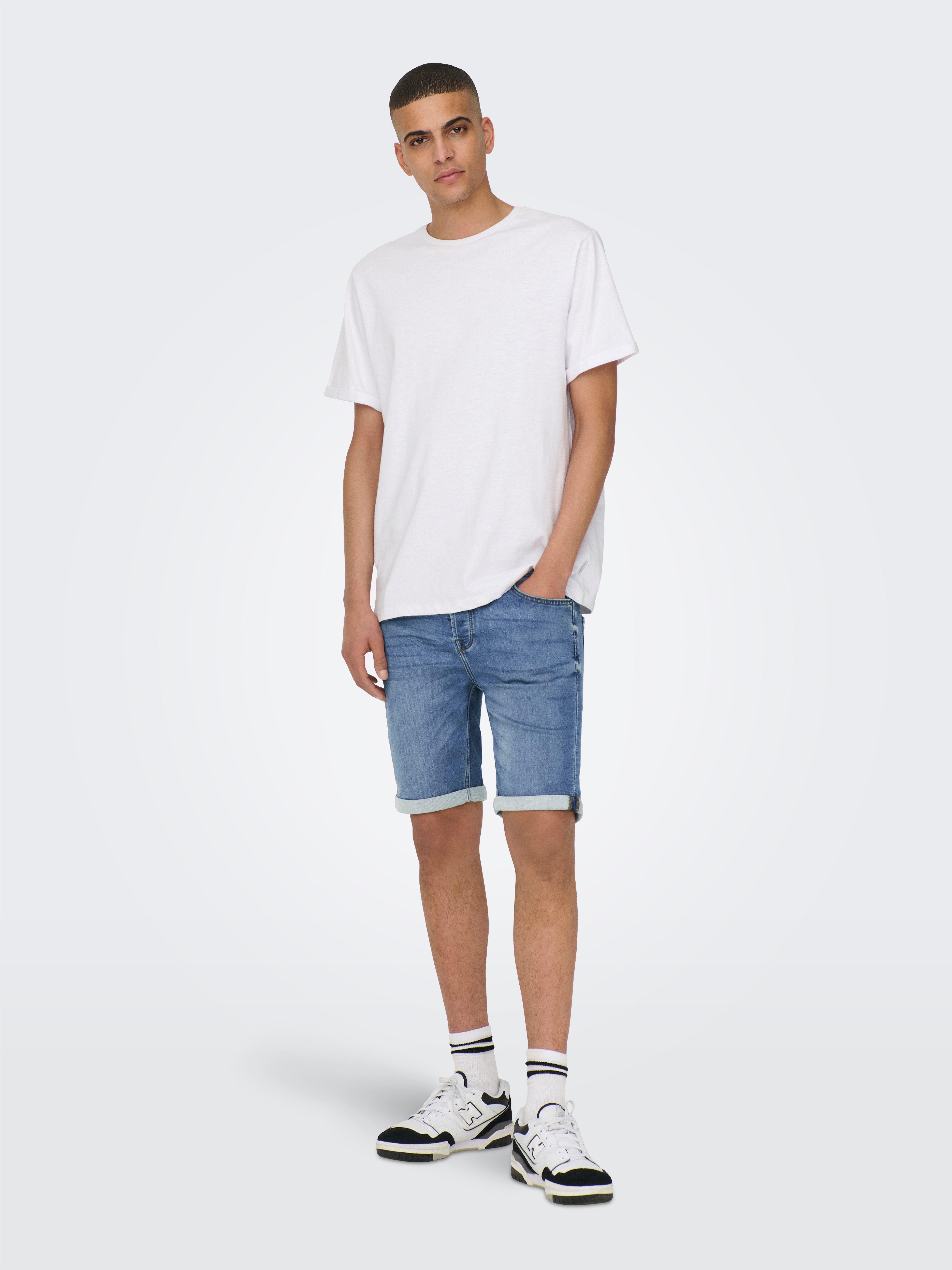 ONLY & SONS Jeansshort ONSPLY LIGHT BLUE 5189 SHORTS DNM NOOS