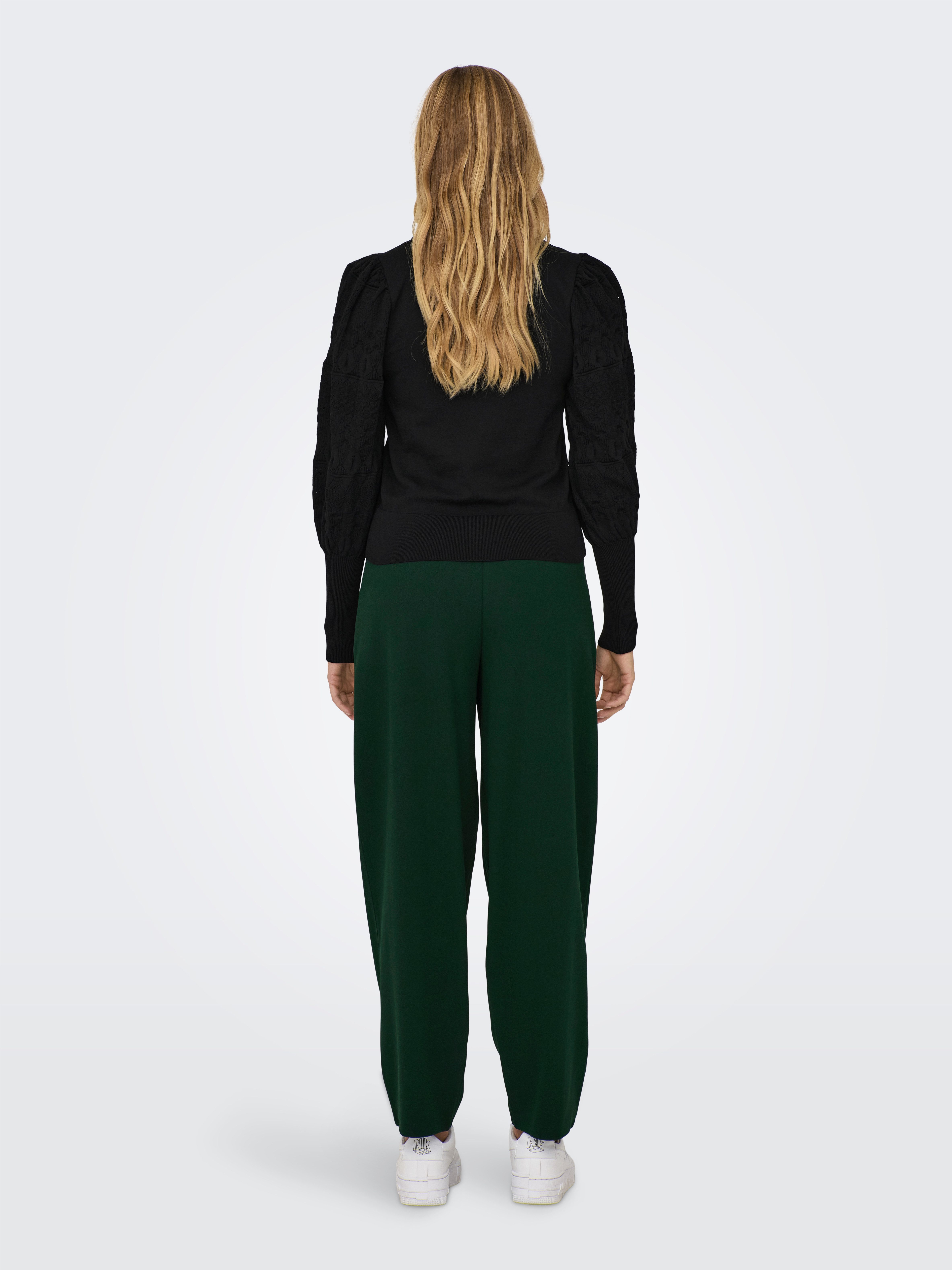 Only Trui met ronde hals ONLMELITA L/S O-NECK PULLOVER KNT NOOS