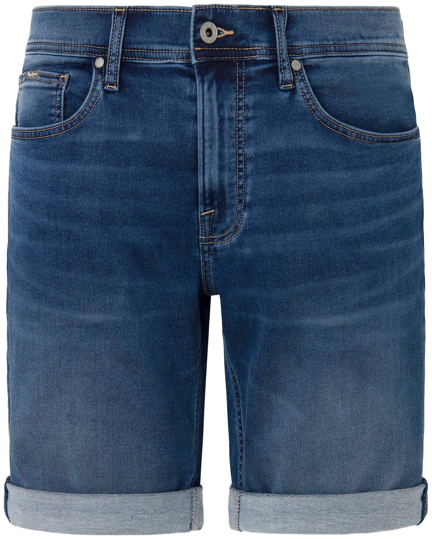 Pepe Jeans short met omgeslagen boord