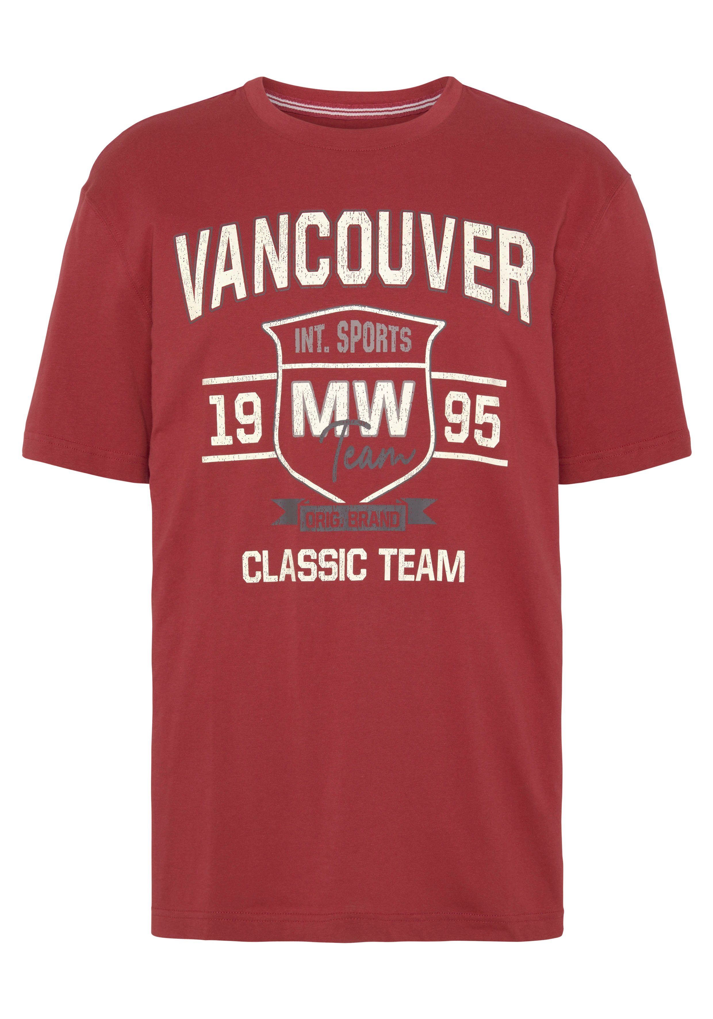 Man's World T-shirt Korte mouwen bedrukt ronde hals van katoen