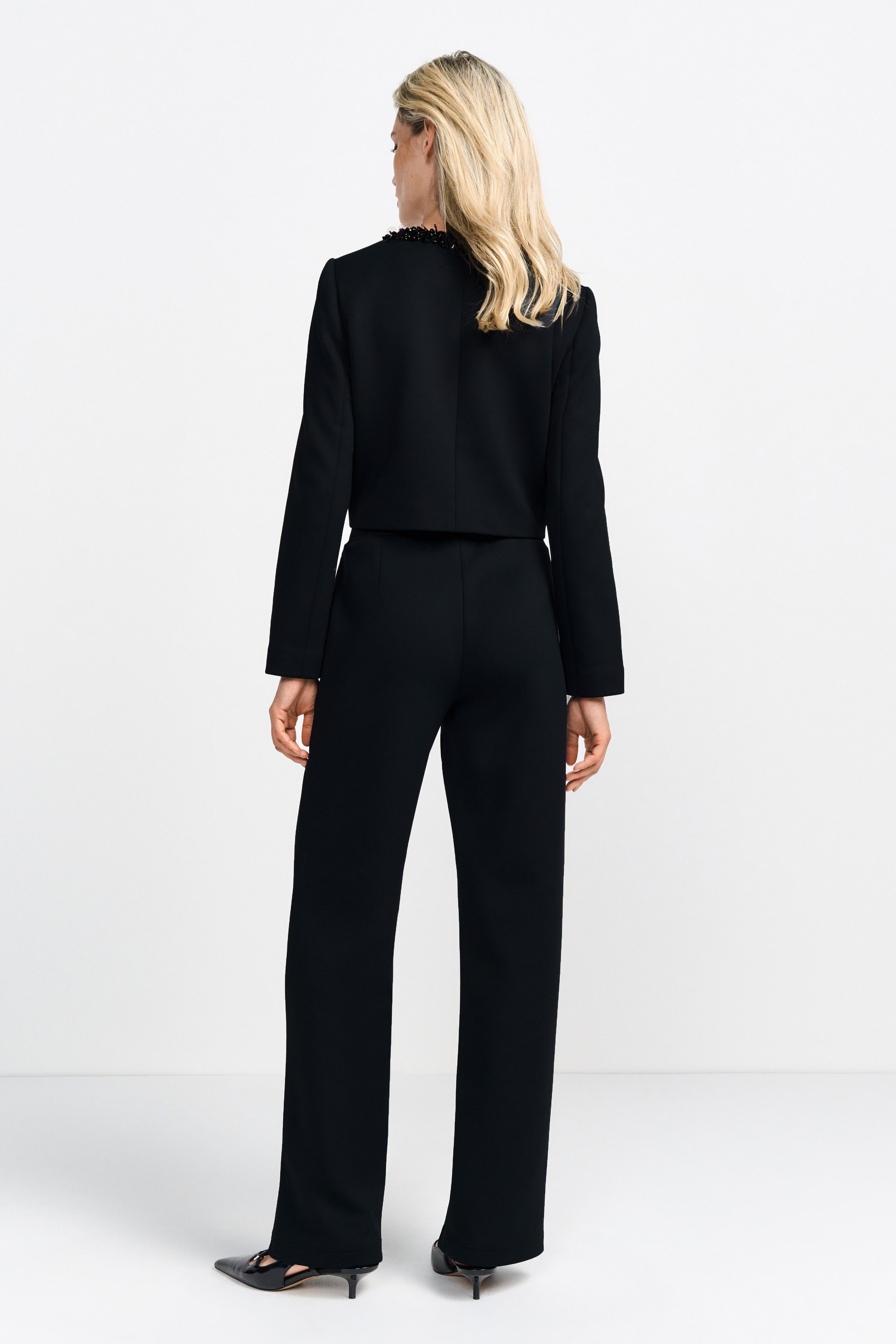 Rich & Royal Pantalon met vouw Met elastische taille