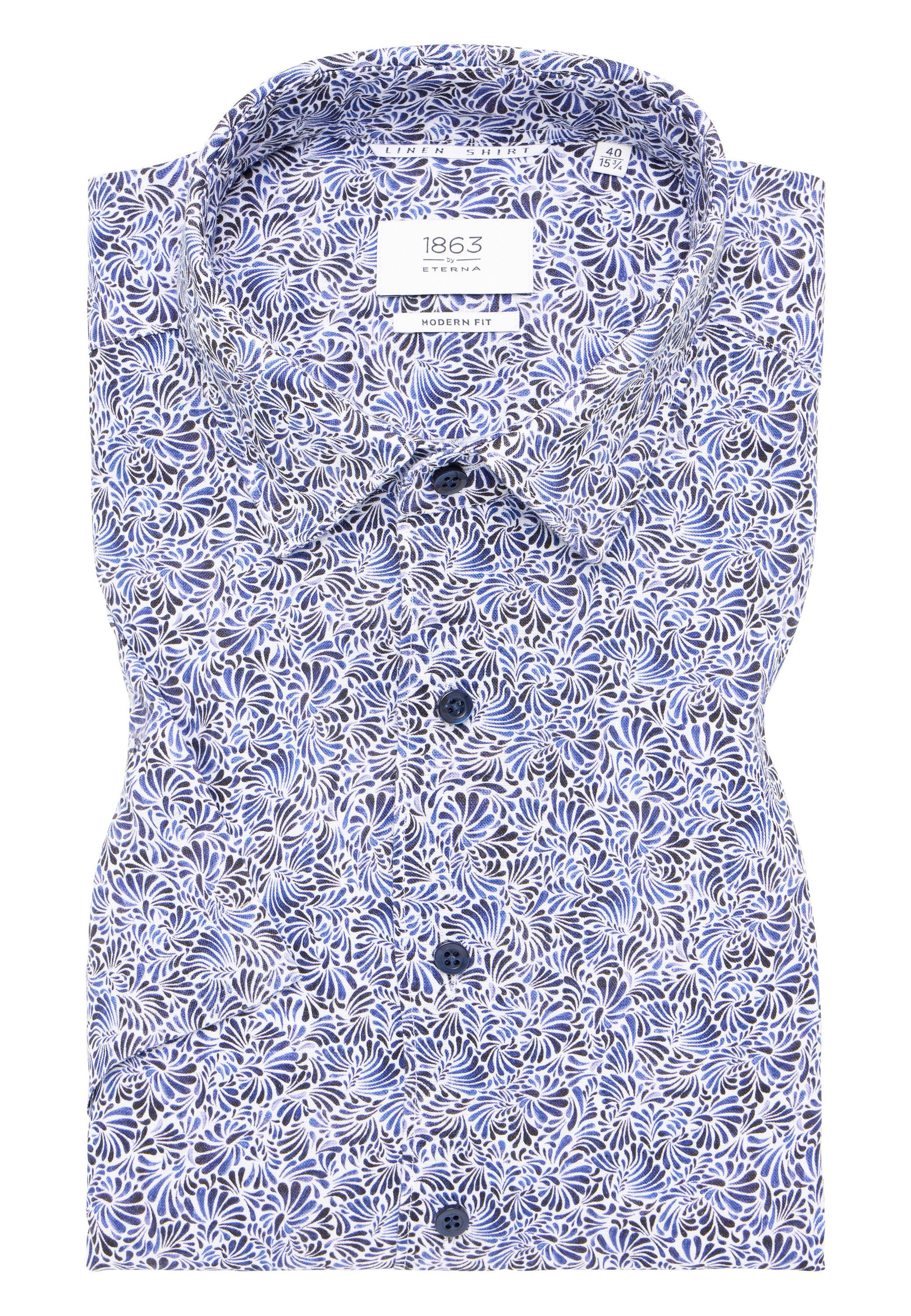 Eterna Overhemd met korte mouwen MODERN FIT EASY IRON (gemakkelijk te strijken)