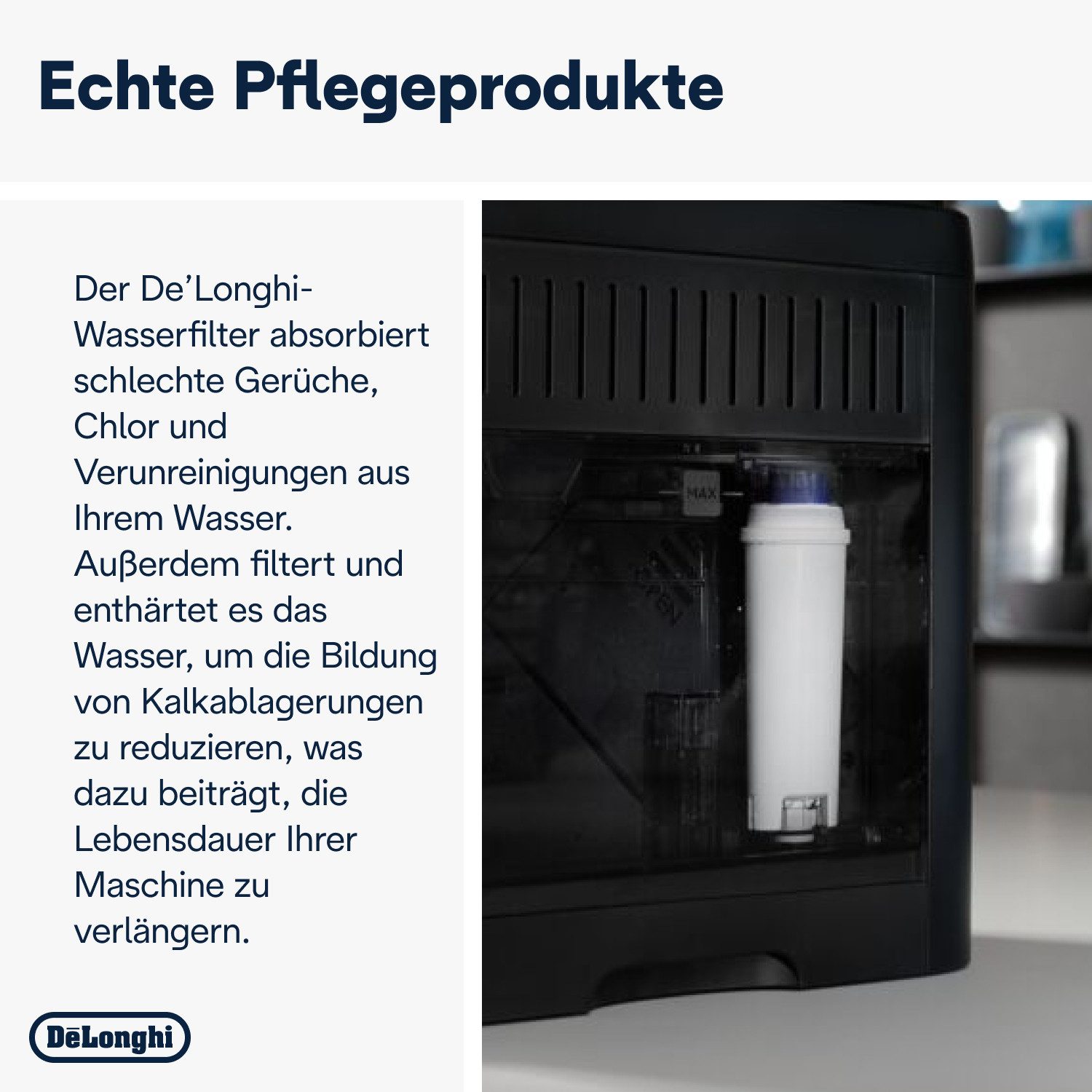 De'Longhi Waterfilter DLSC002, voor alle volautomatische koffiezetapparaten met waterfilter van de'longhi
