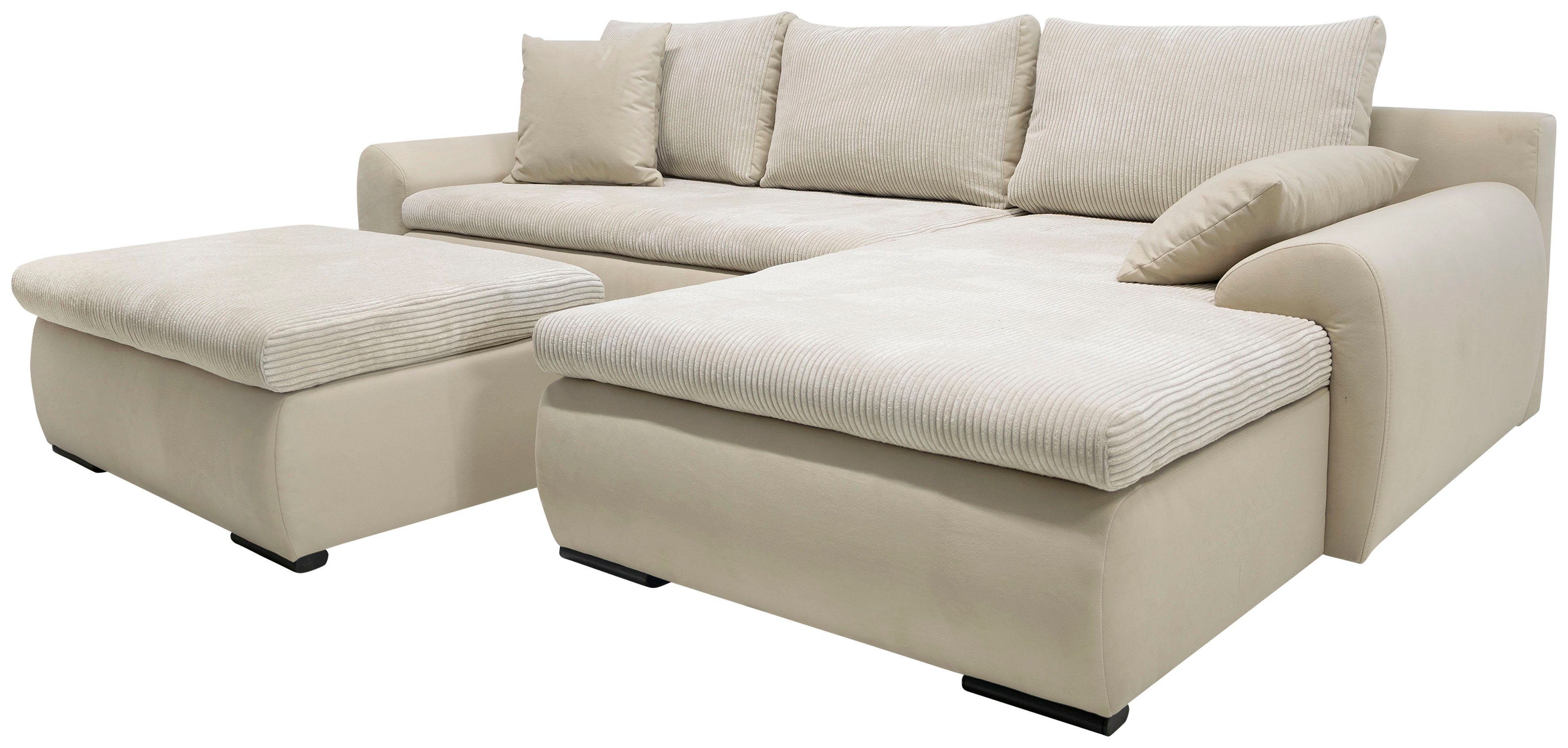 Home affaire Hoekbank Win, L-vorm, breedte 285cm