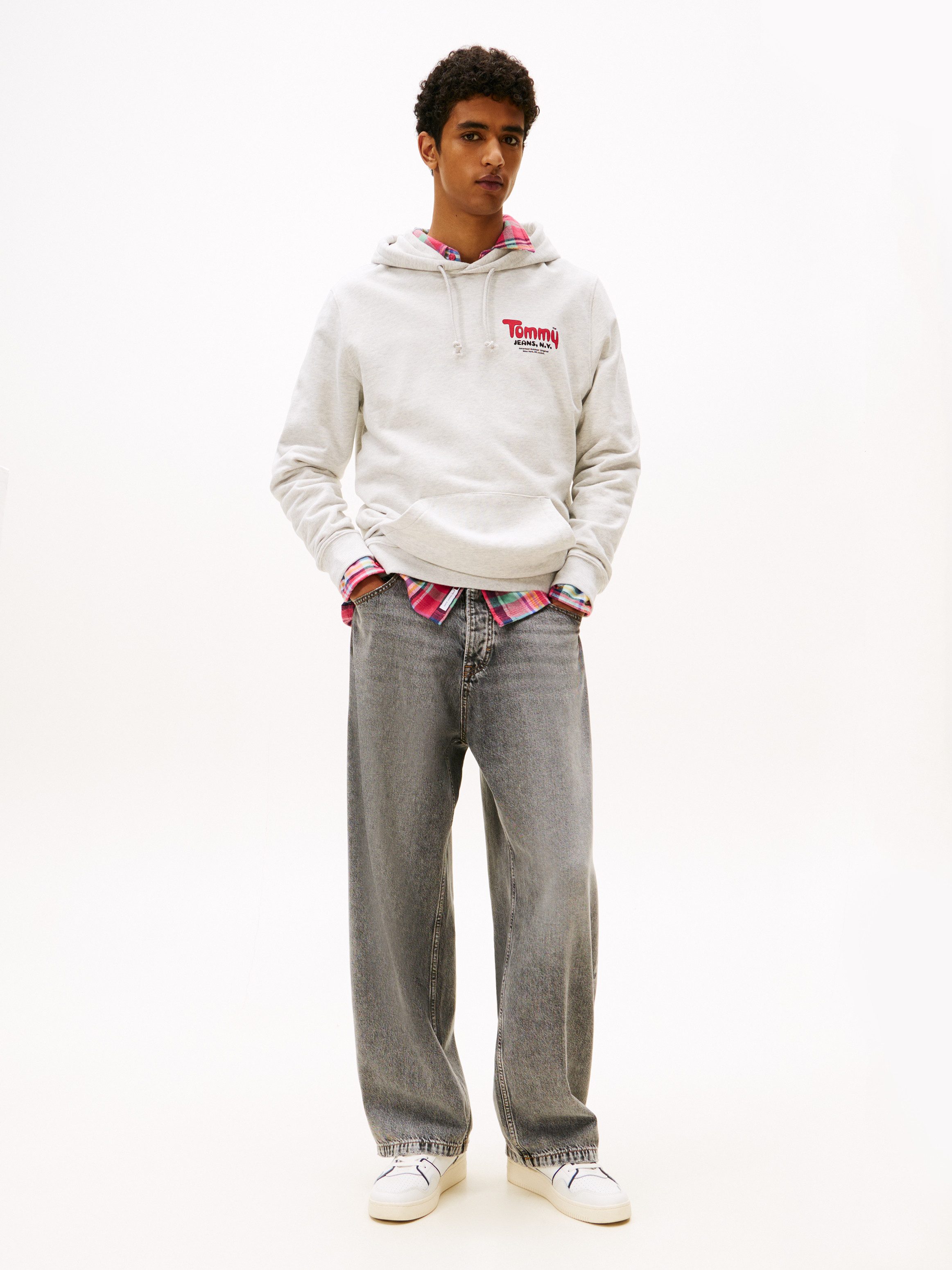 TOMMY JEANS Hoodie FONT PLAY HOODIE Regular fit met capuchon