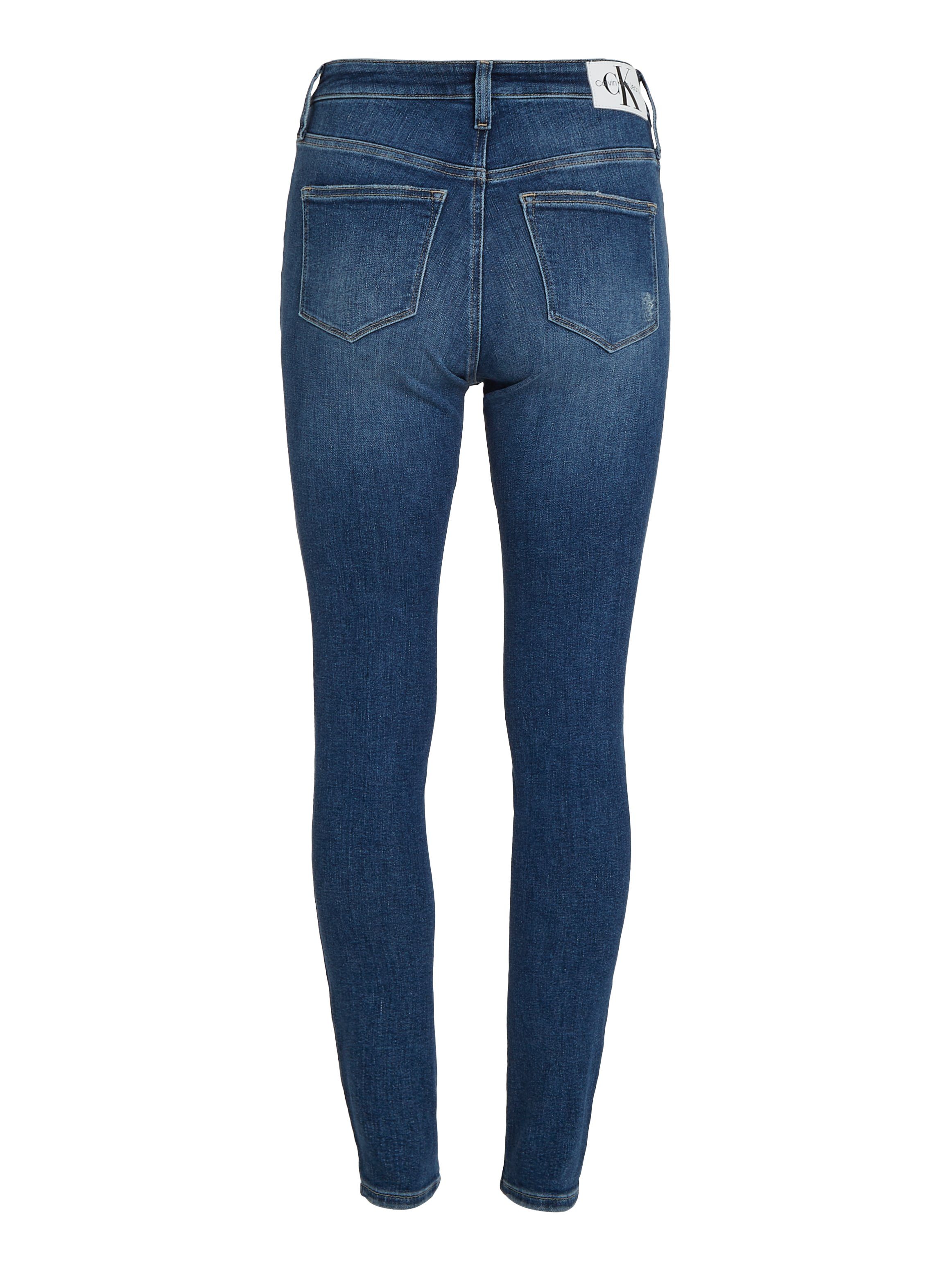 Calvin Klein Skinny fit jeans High rise skinny in een klassiek 5-pocketsmodel