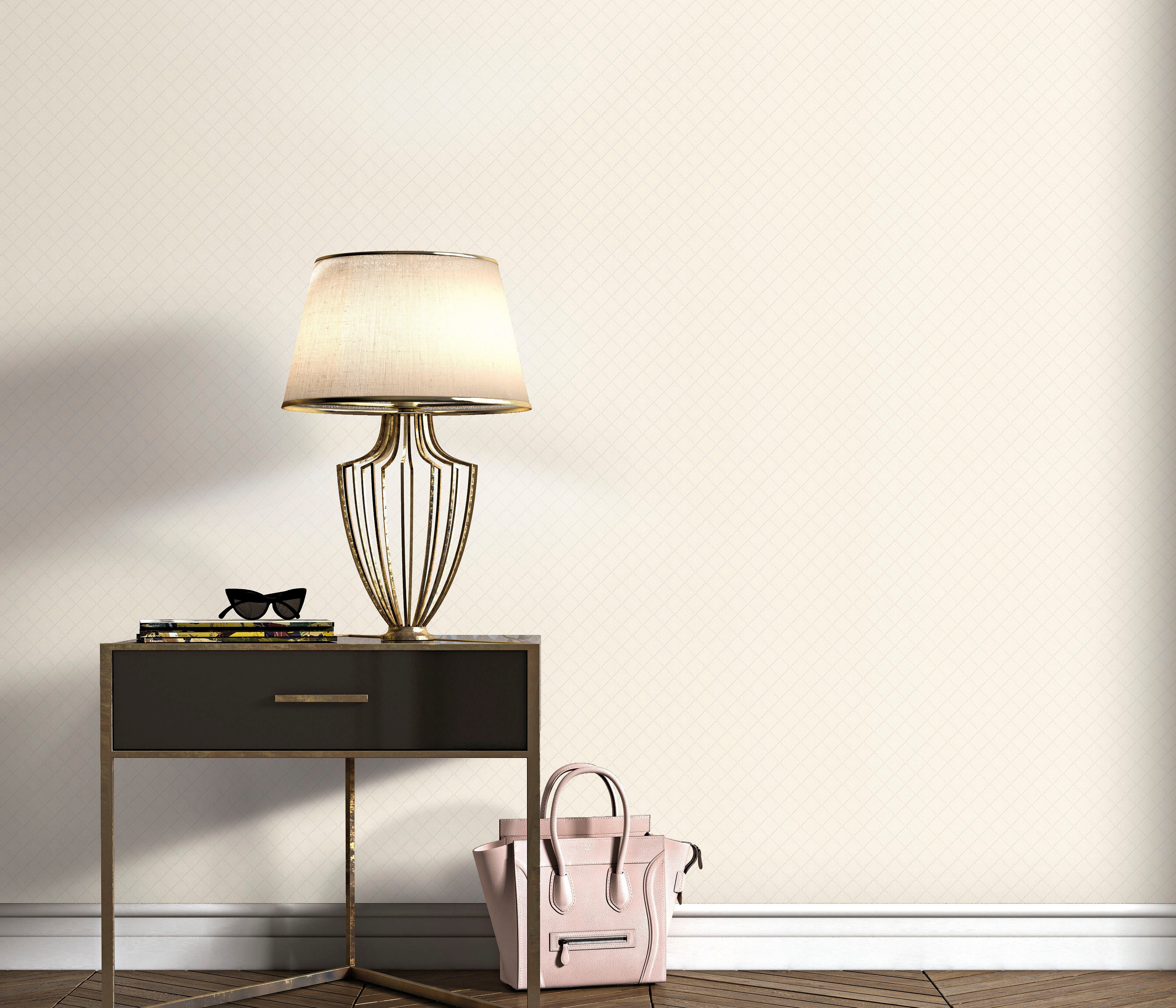Erismann Vliesbehang CARRÉE (1 stuk) zelfklevend behang beige